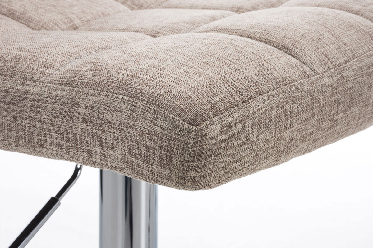 Tabouret de bar Peru revêtement tissu