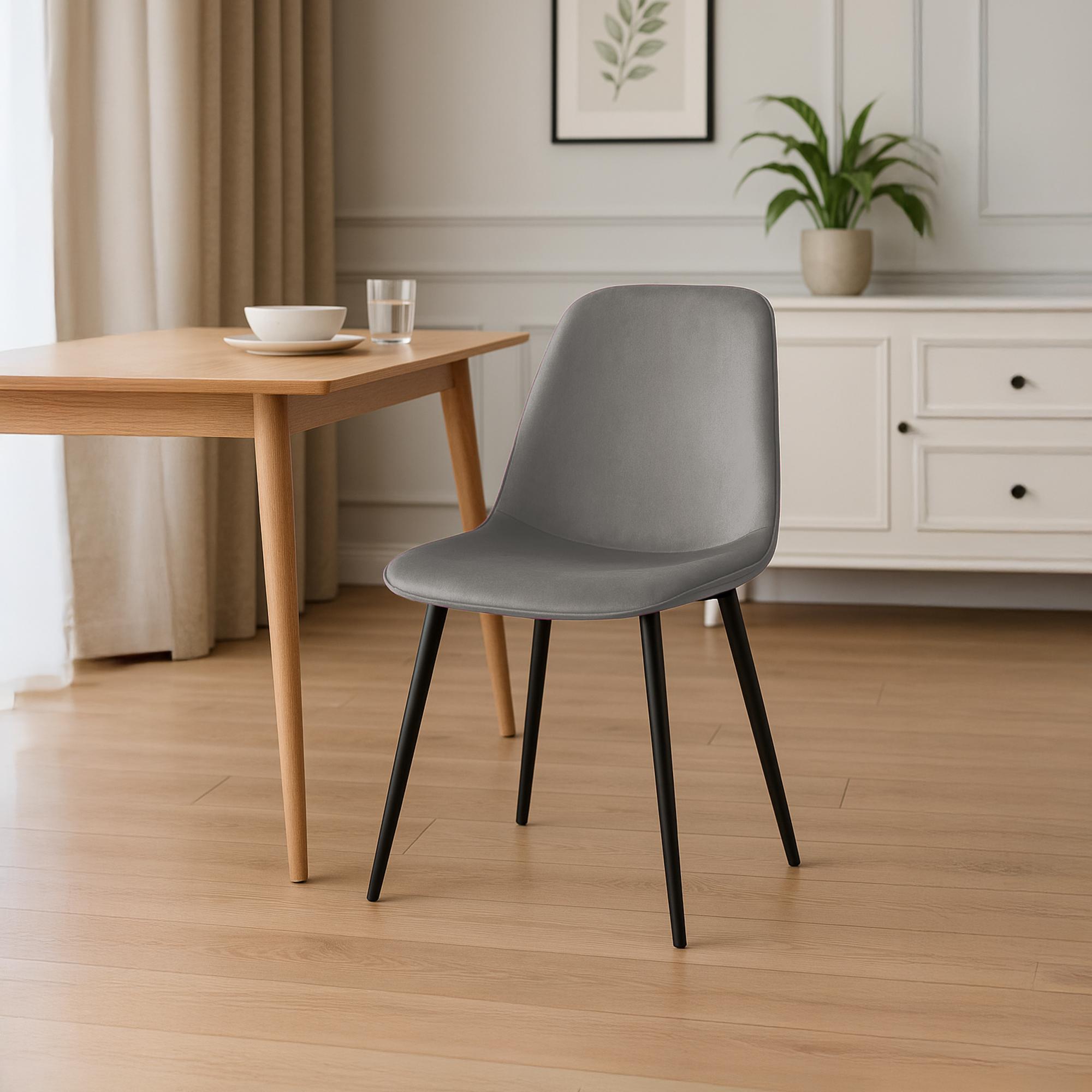 Ensemble de 4 chaises de salle à manger Maryam
