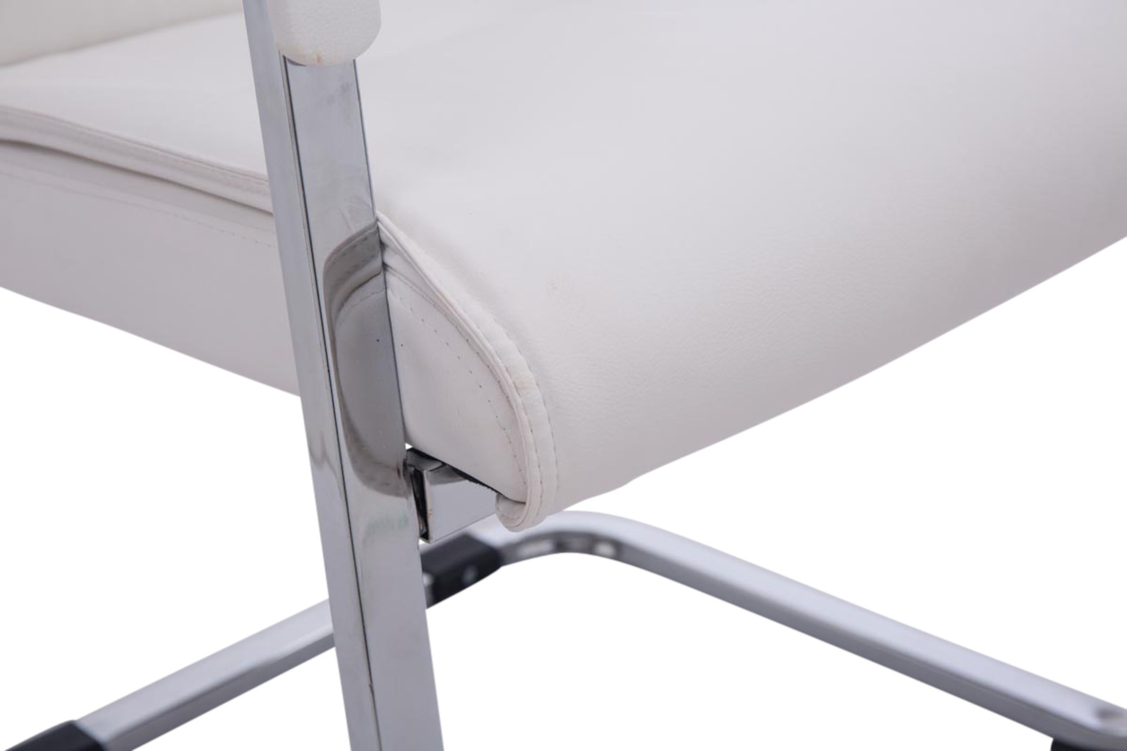 Lot de 2 Chaises Cantilever XXL Anubis en Similicuir avec accoudoirs