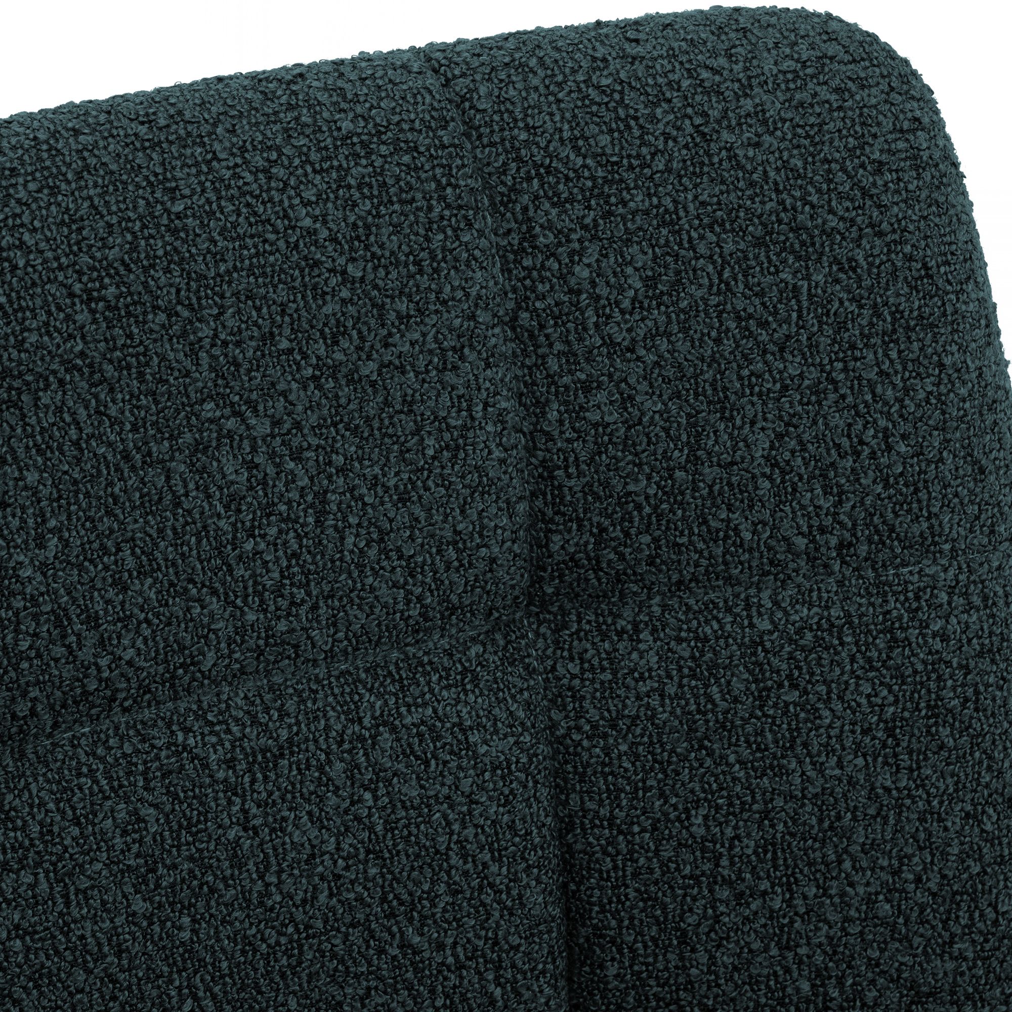 Chaise de salle a manger Antibes en tissu teddy