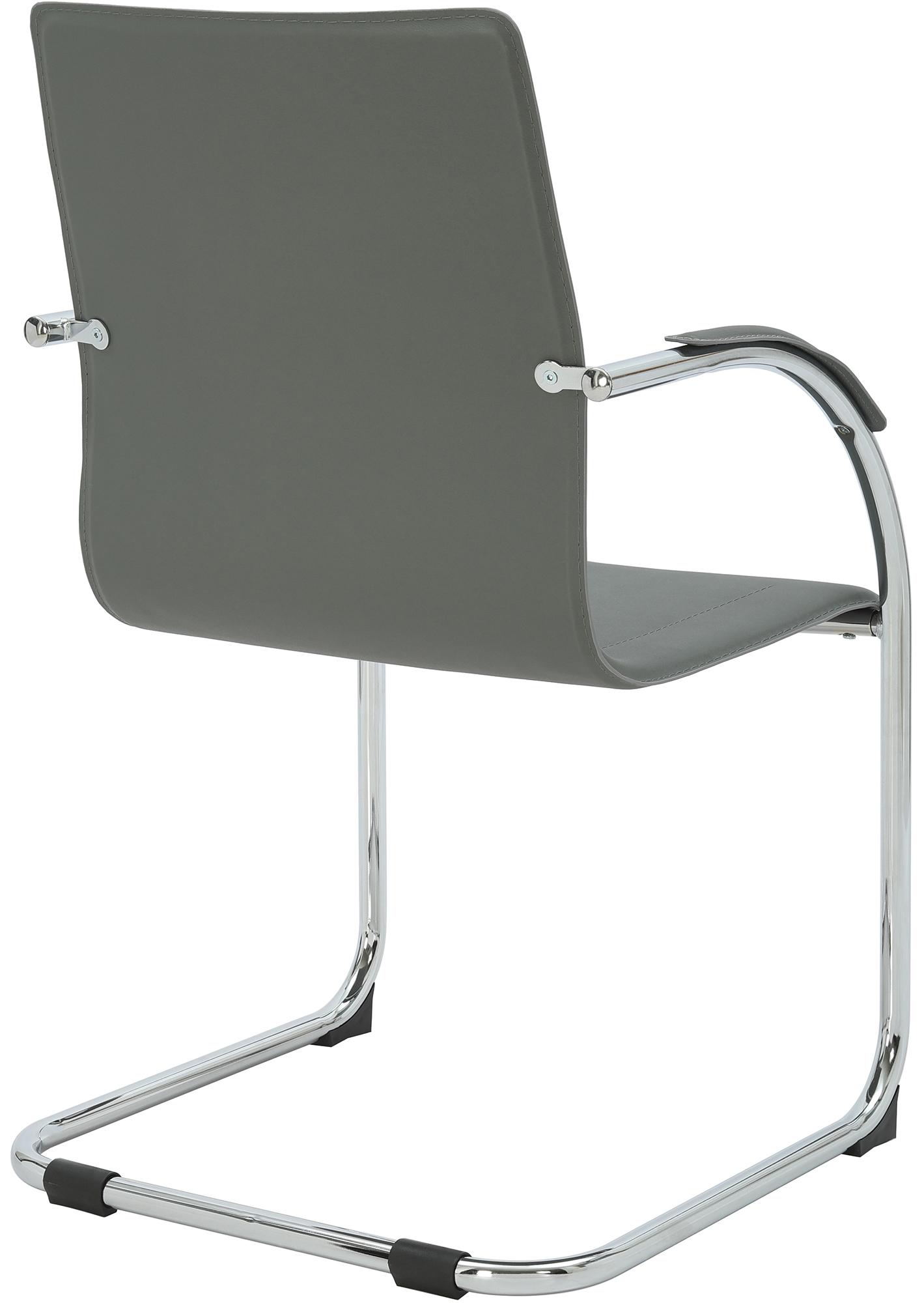 Chaise cantilever Noeleen en simili cuir
