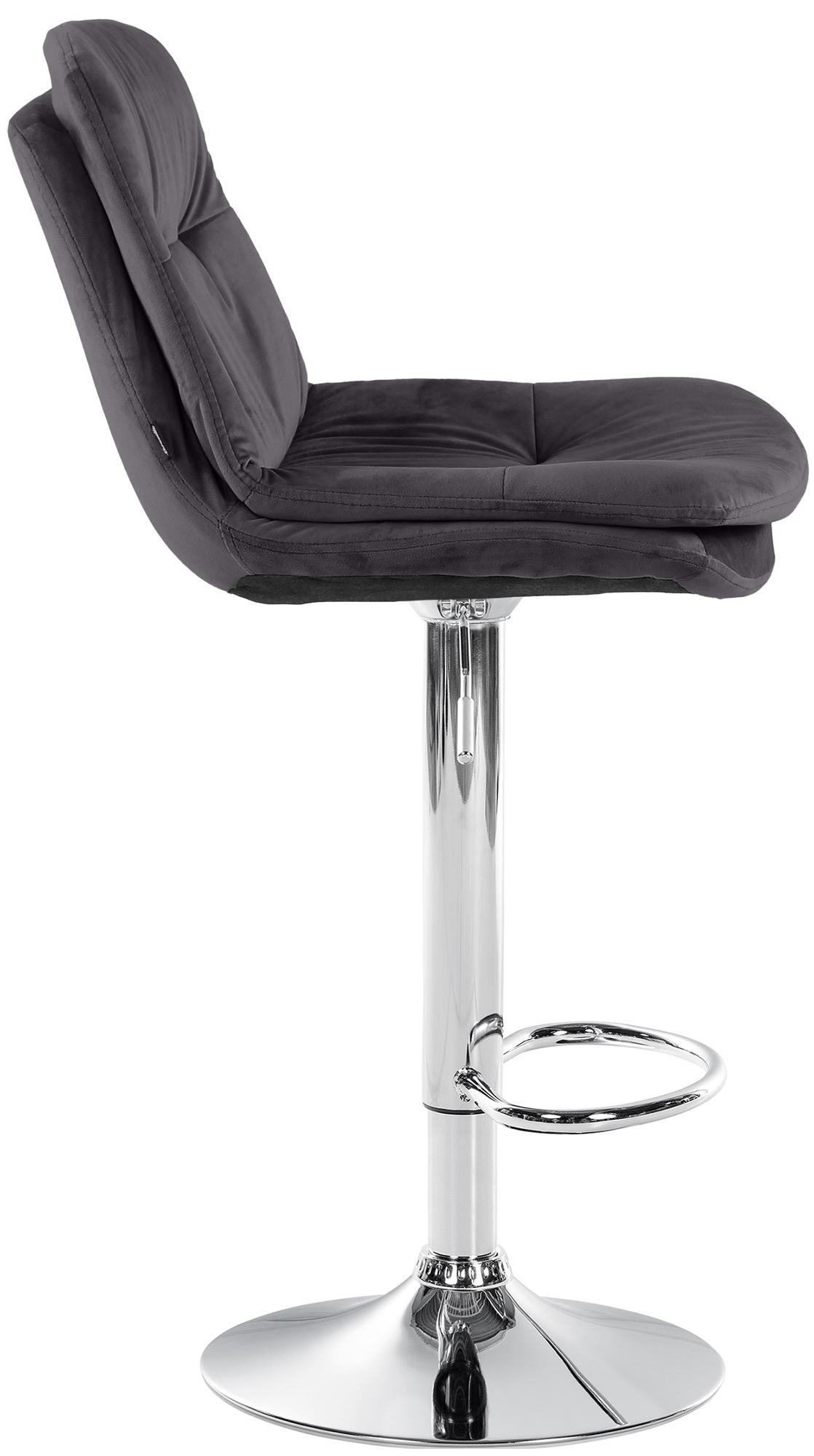 Tabouret de bar Laurel velours