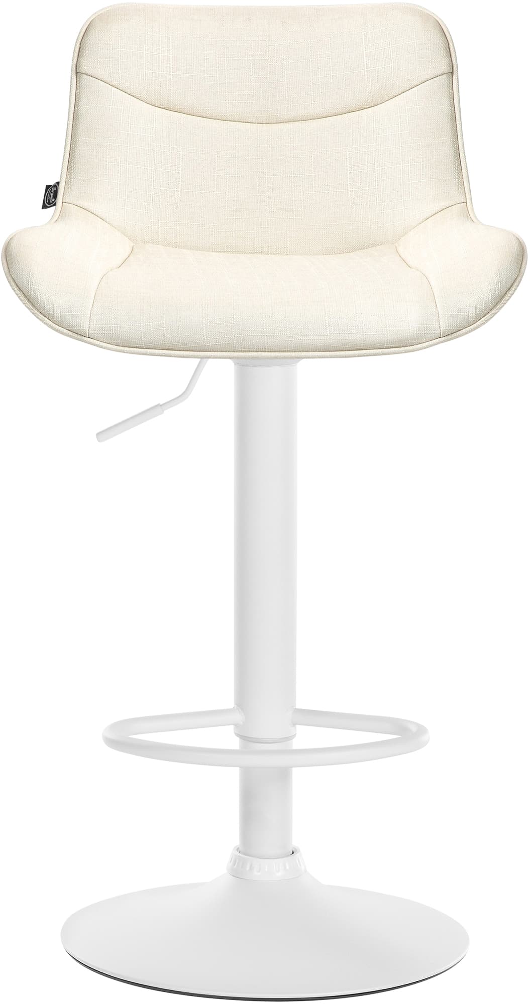 Lot de 2 tabourets de bar Vonore tissu