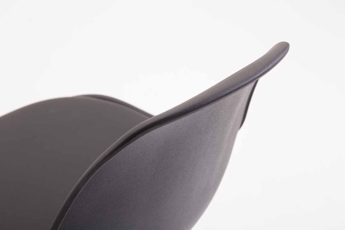 Tabouret de bar Kiel Similicuir et coque en plastique