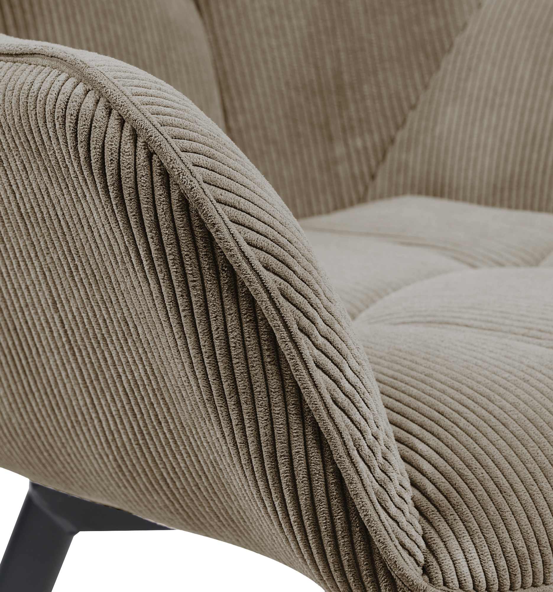 Chaise de salle à manger Jordi Cord