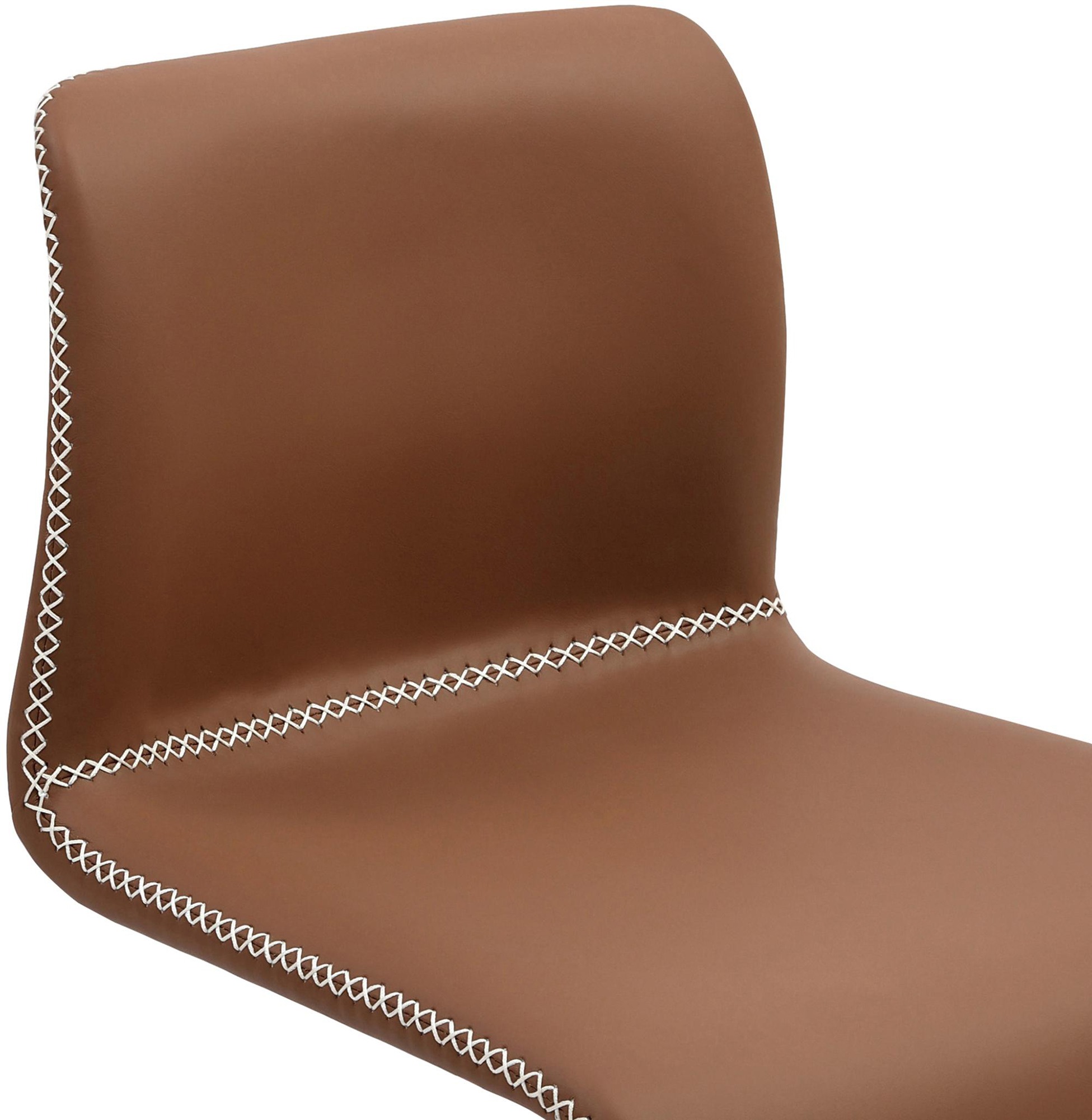 Lot de 2 tabourets de bar Henchy en similicuir