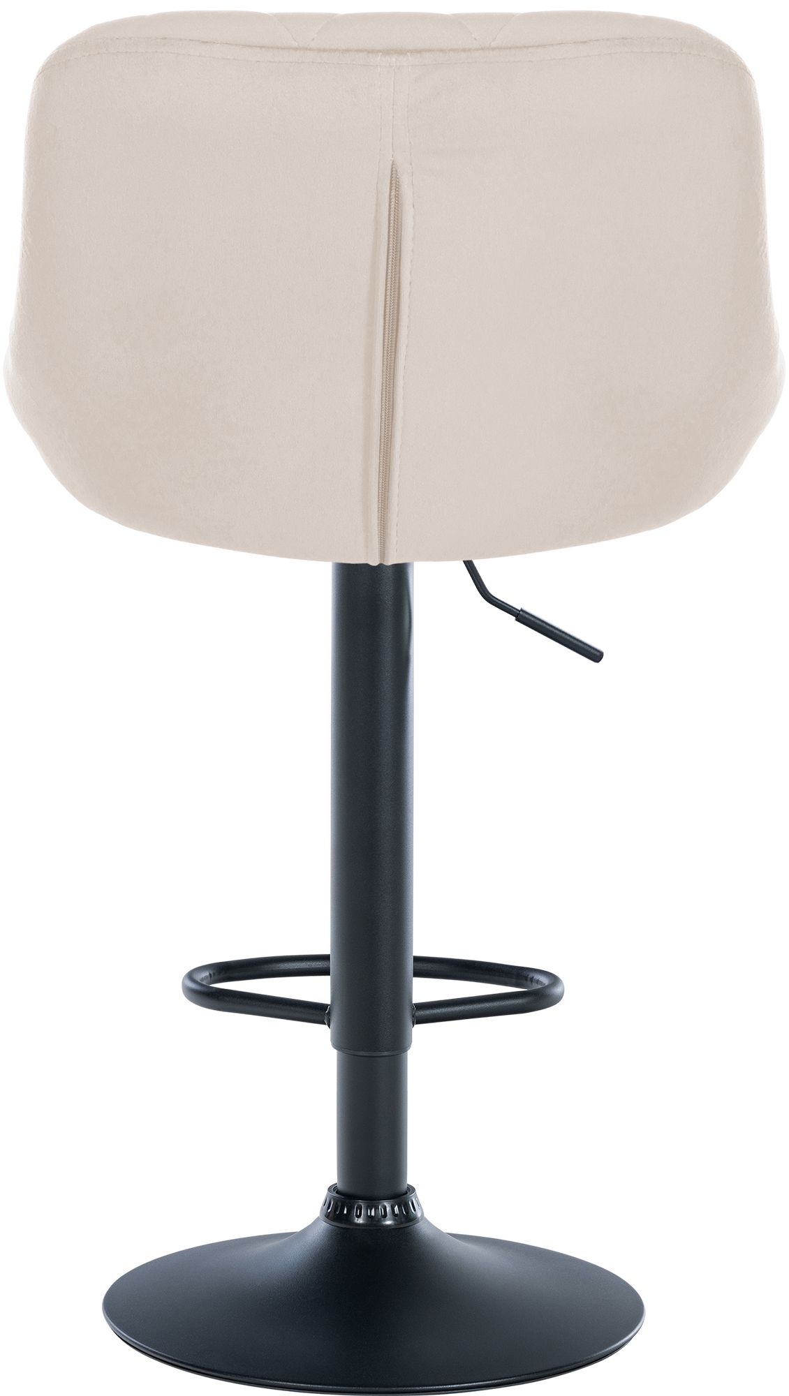 Lot de 2 tabourets de bar Lazio velours