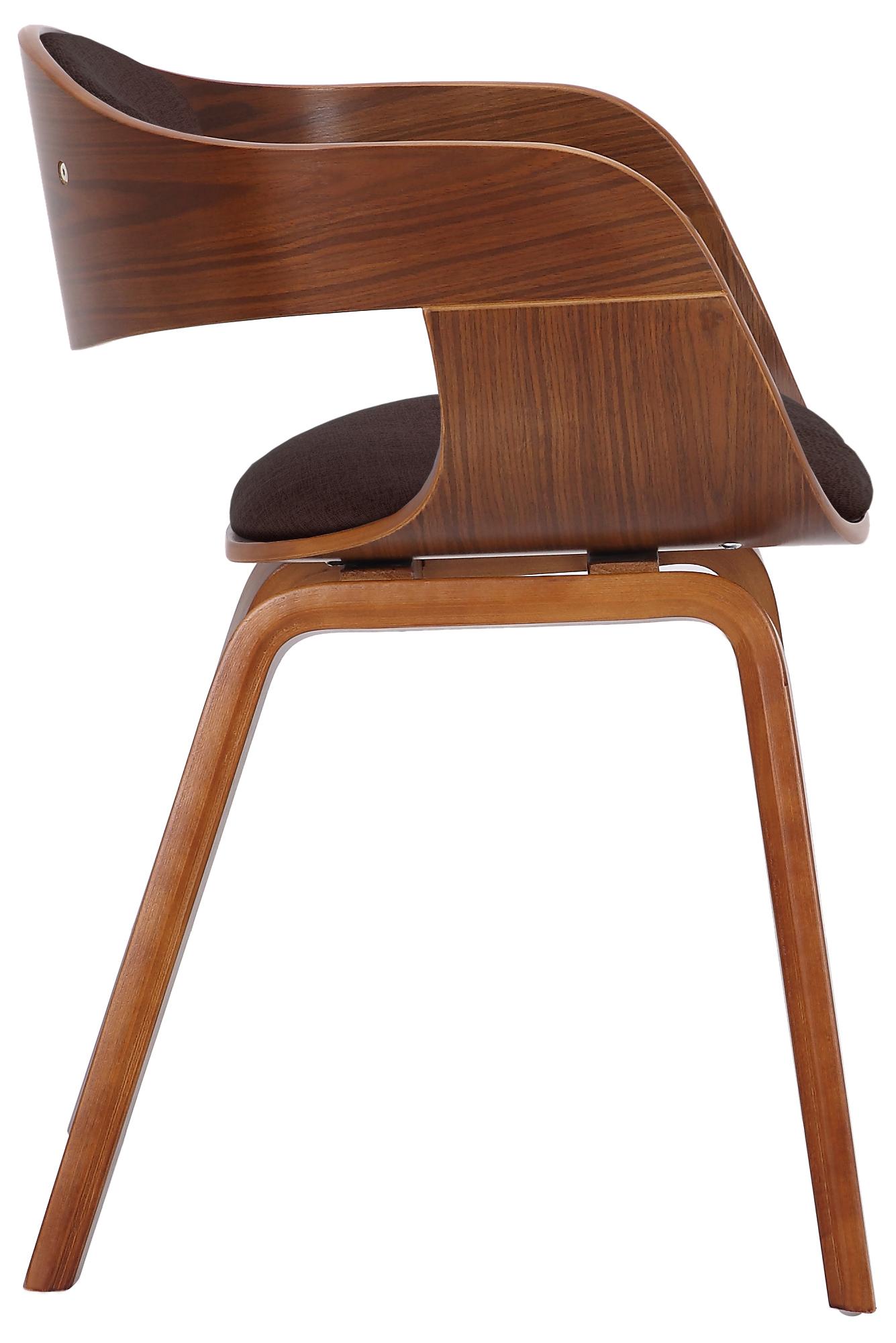 Lot de 2 chaises de salle à manger Kingston en Tissu