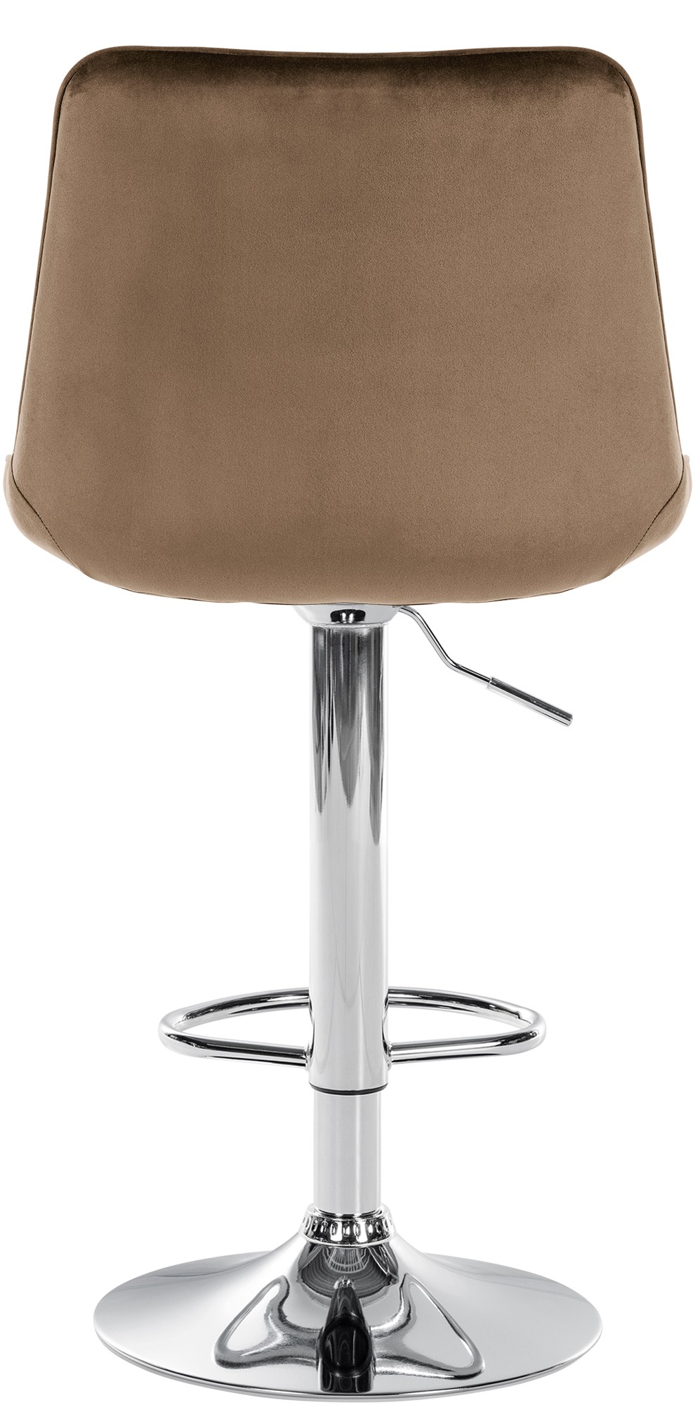 Lot de 2 tabourets de bar Toni velours