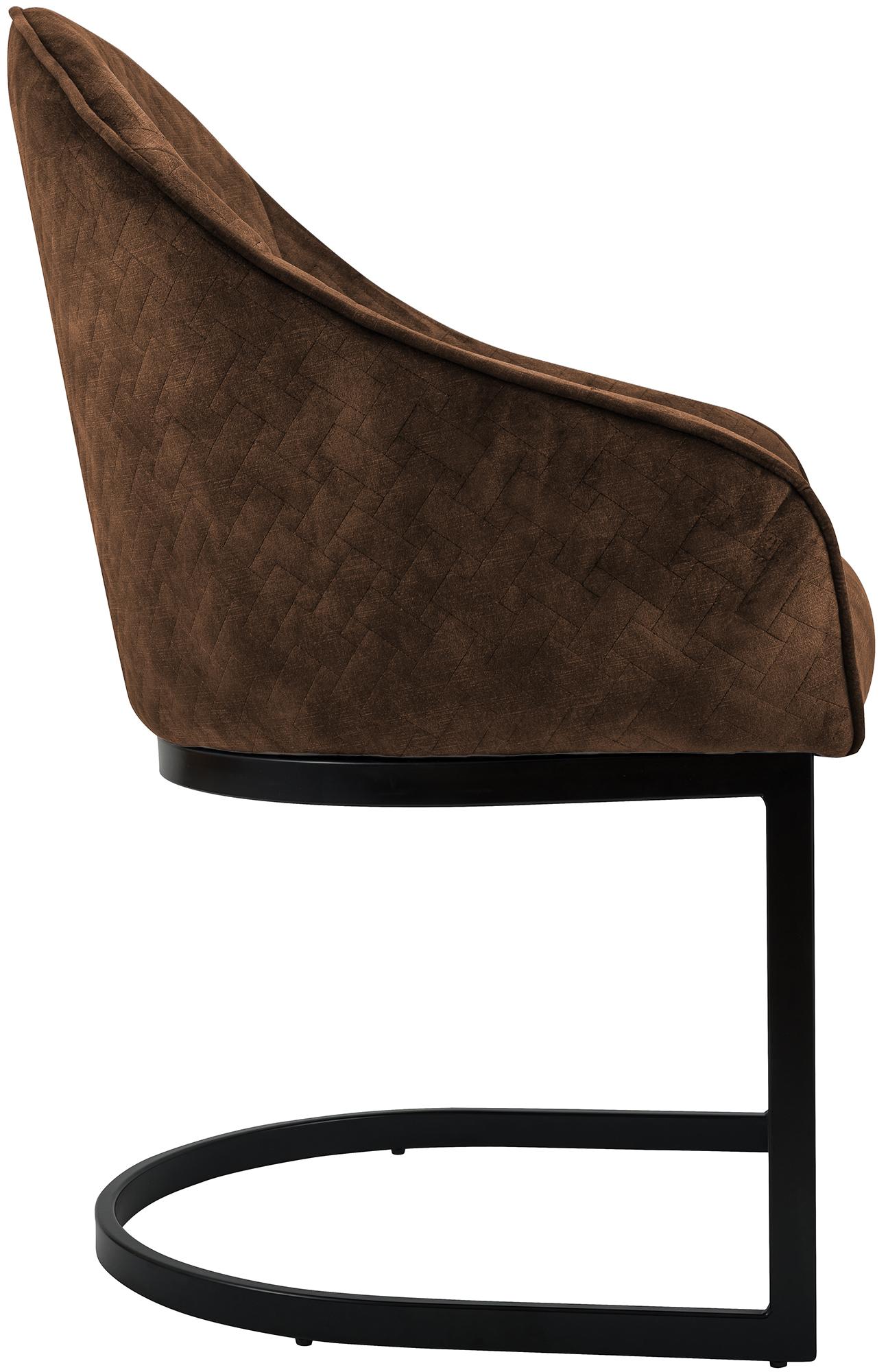 Chaise de salle à manger Jarik velours