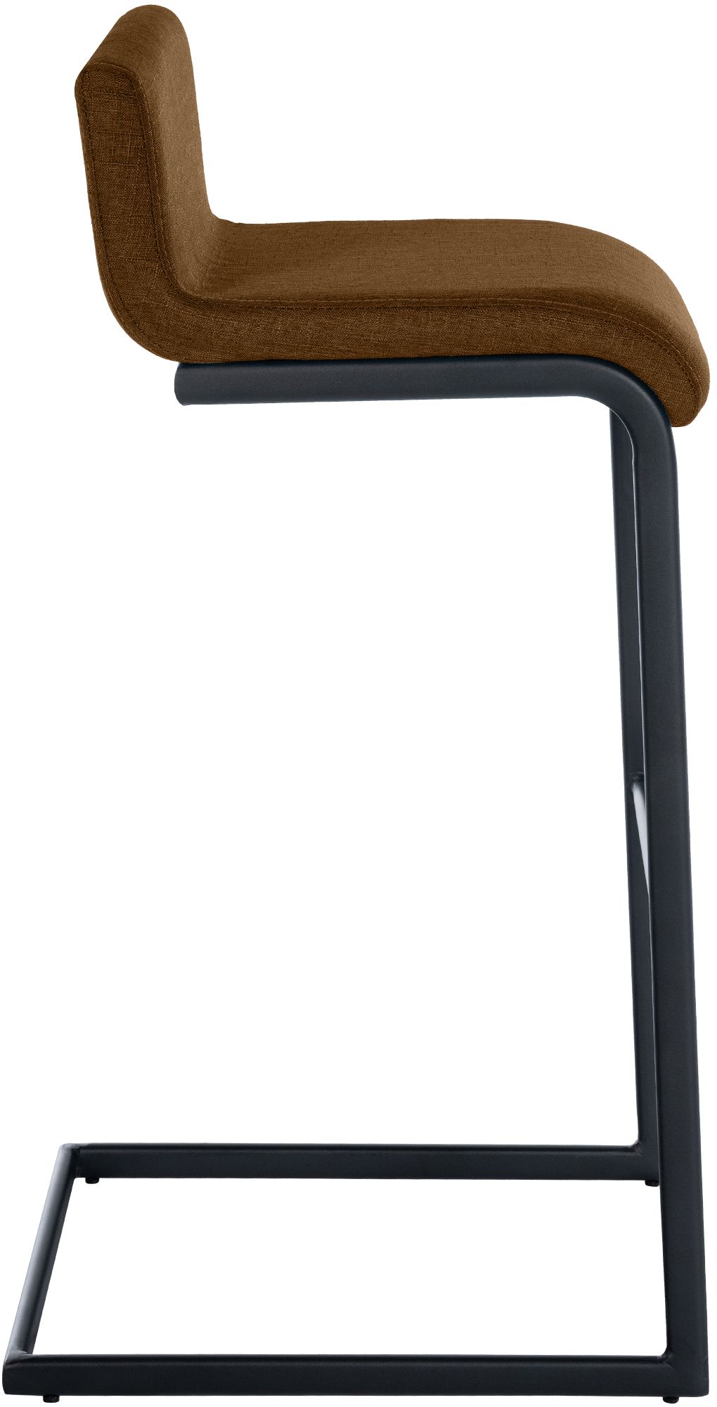 Lot de 2 Tabourets de Bar Newport, Piétement Métallique Noir