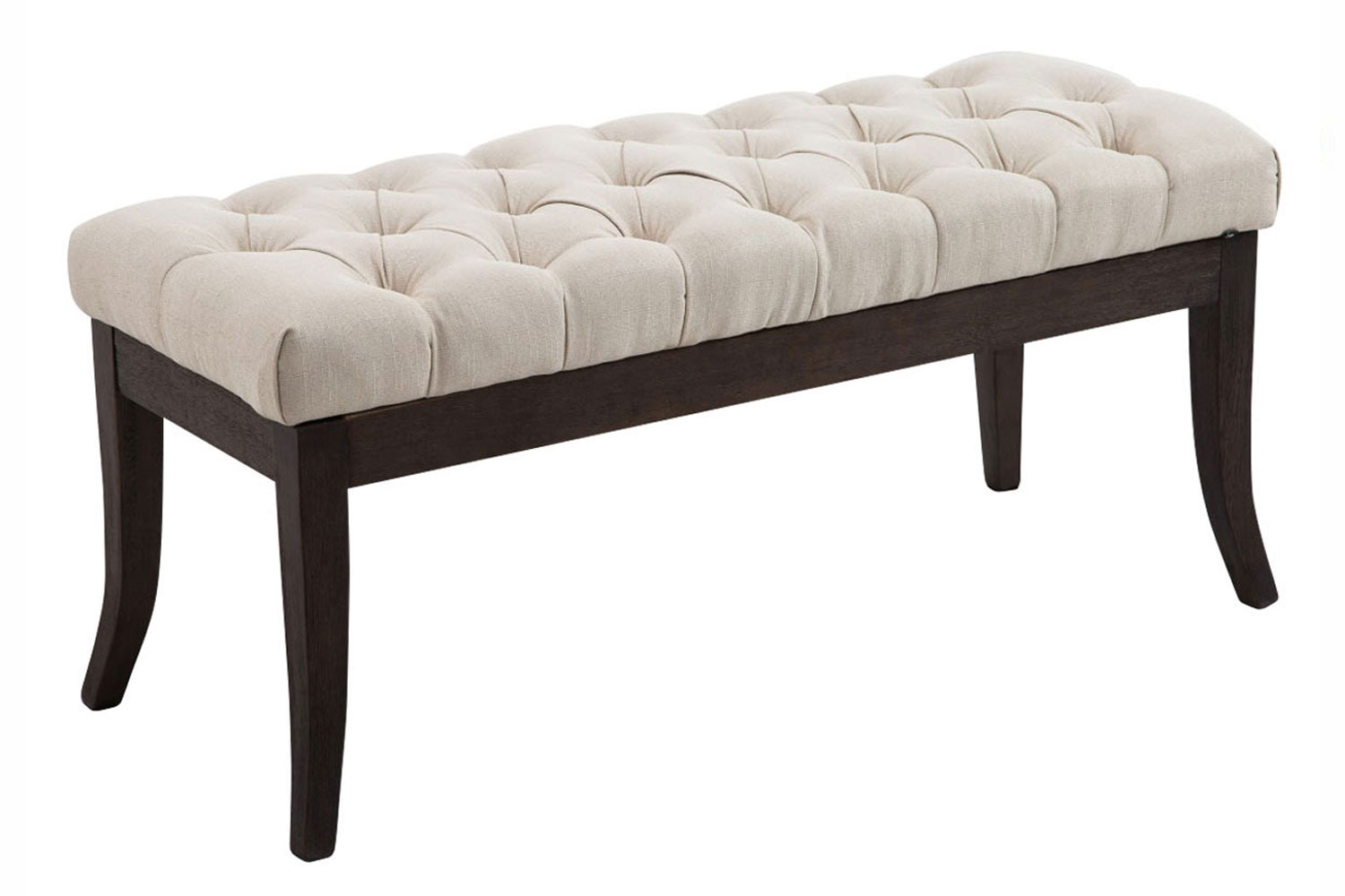 Banc Ramses tissu antique sombre