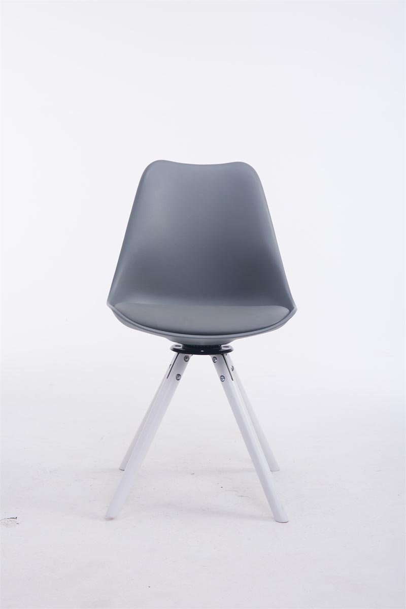Chaise de salle à manger pivotante Troyes Similicuir pieds en forme ronde
