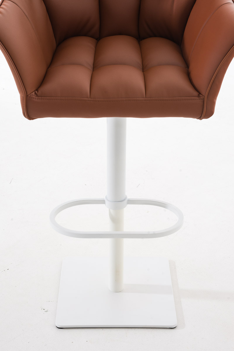 Tabouret de bar Damaso avec revetement en similicuir