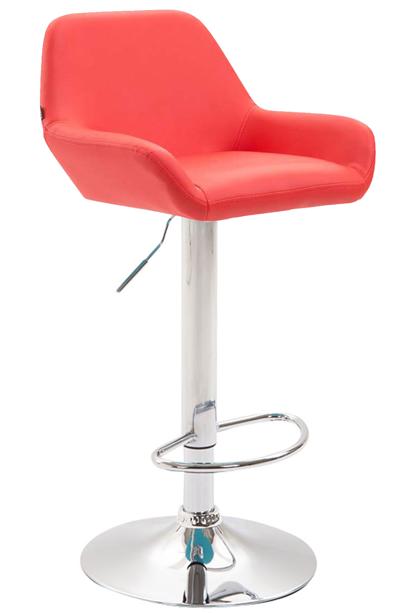 Lot de 2 tabourets de bar Braga en Similicuir