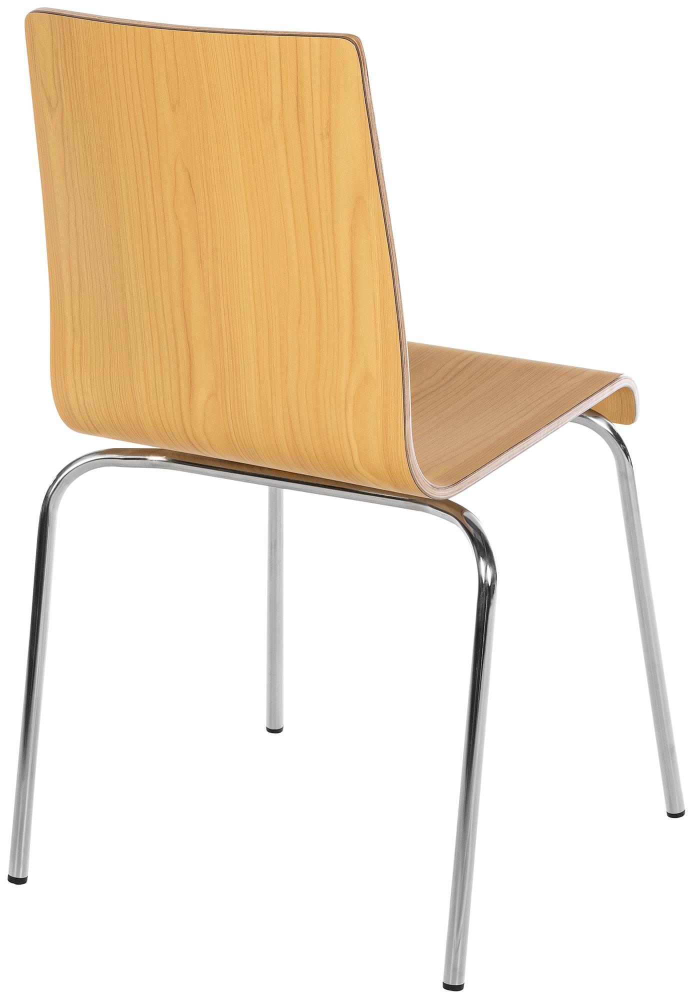 Lot de 4 chaises empilables Gahanna