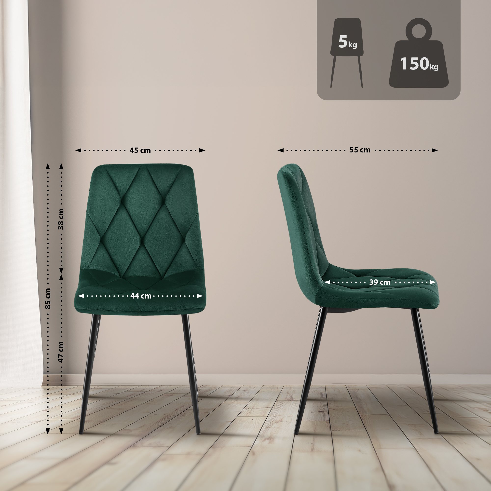 Chaise de salle à manger Clairton