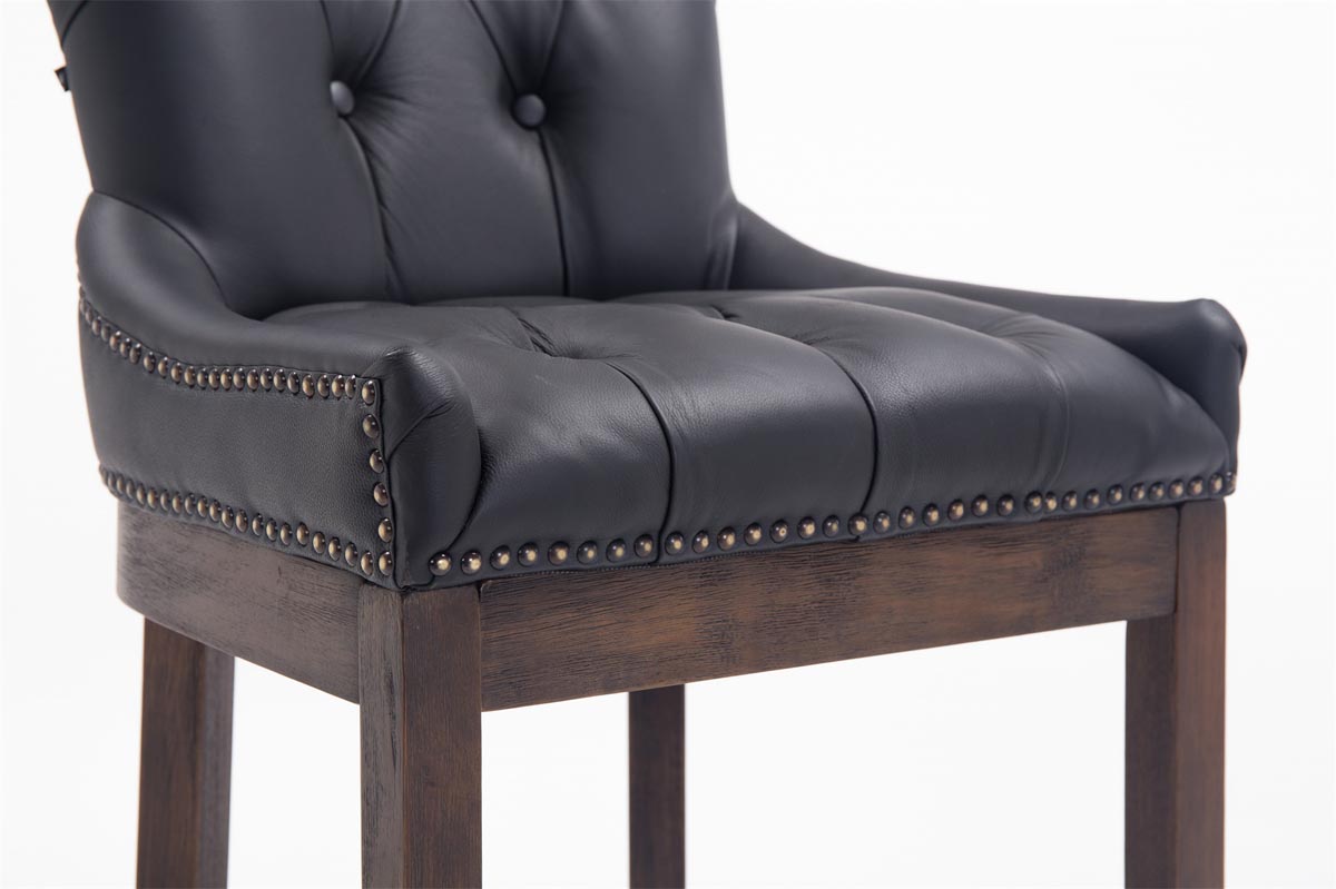 Lot de 2 Tabourets de bar Lakewood en véritable Cuir