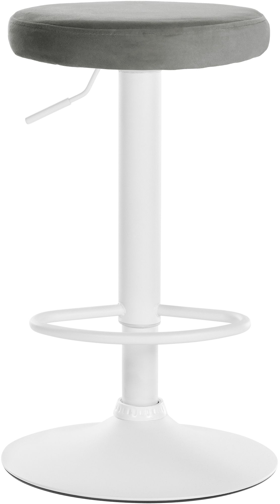 Lot de 2 tabourets de bar Ponte velours
