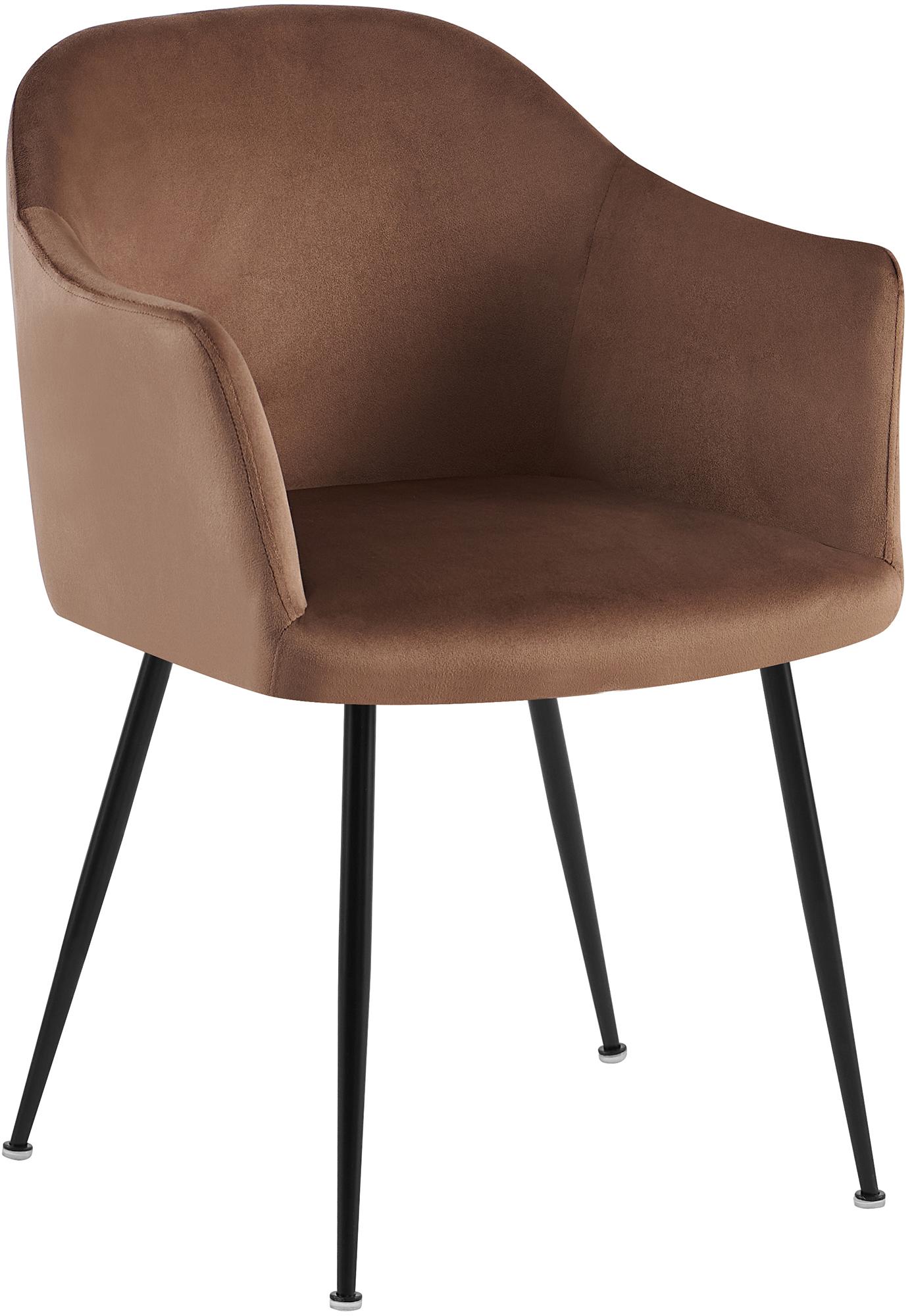Chaise de salle à manger Jaysie velours