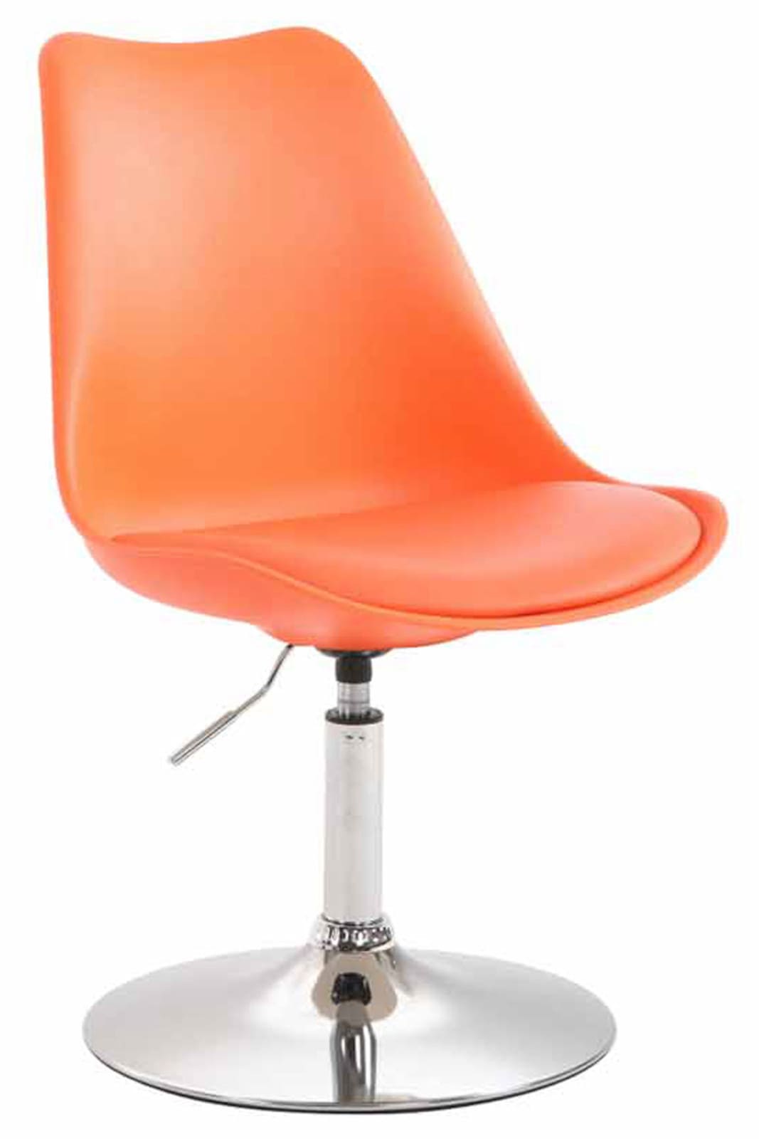 Lot de 4 Chaises de salle à manger Maverick en Plastique avec pied métal