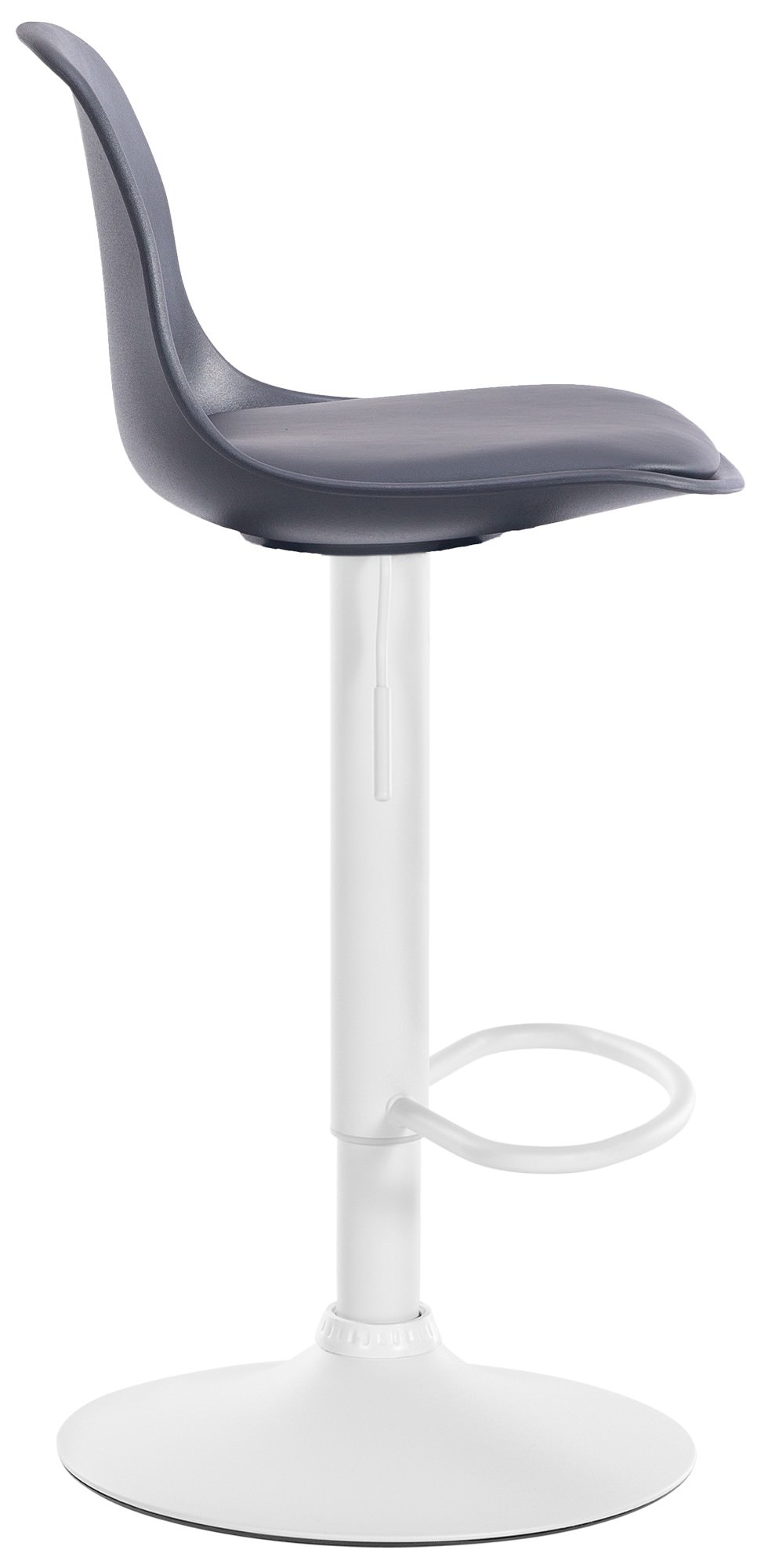 Tabouret de bar Kiel Similicuir et coque en plastique