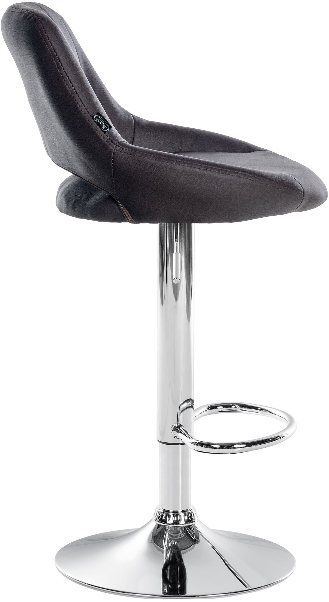 Lot de 2 tabourets de bar Milet en similicuir