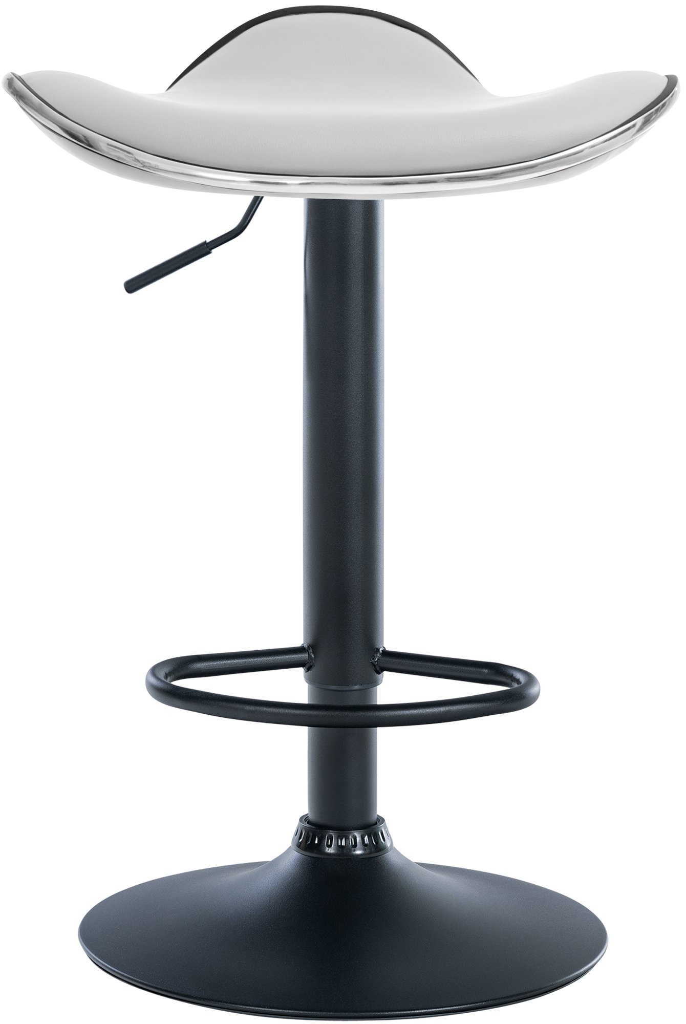 Tabouret de bar Shanghai similicuir avec pied en métal