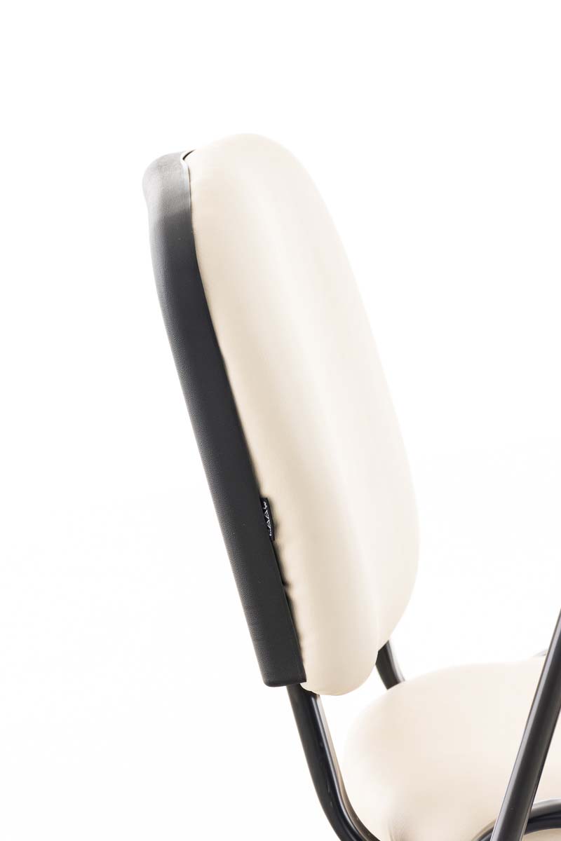 Chaise Ken en similicuir avec tablette rabattable