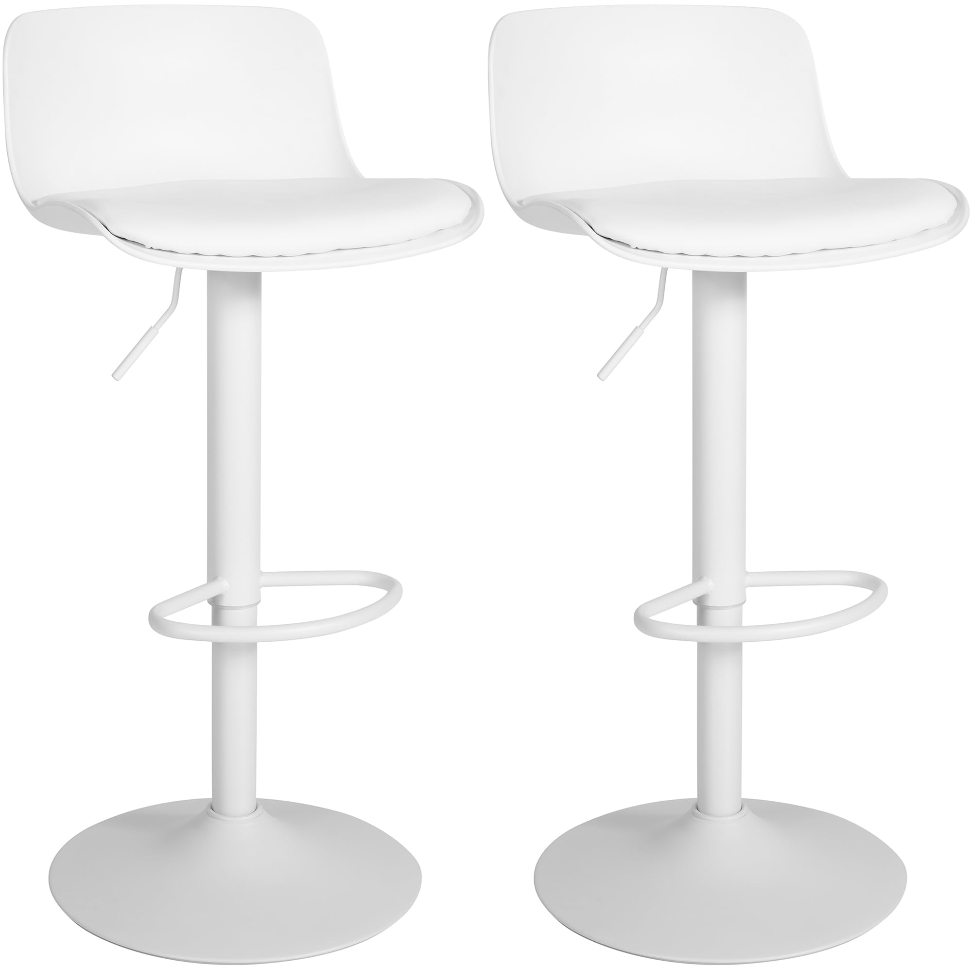 Lot de 2 tabourets de bar Almada en similicuir