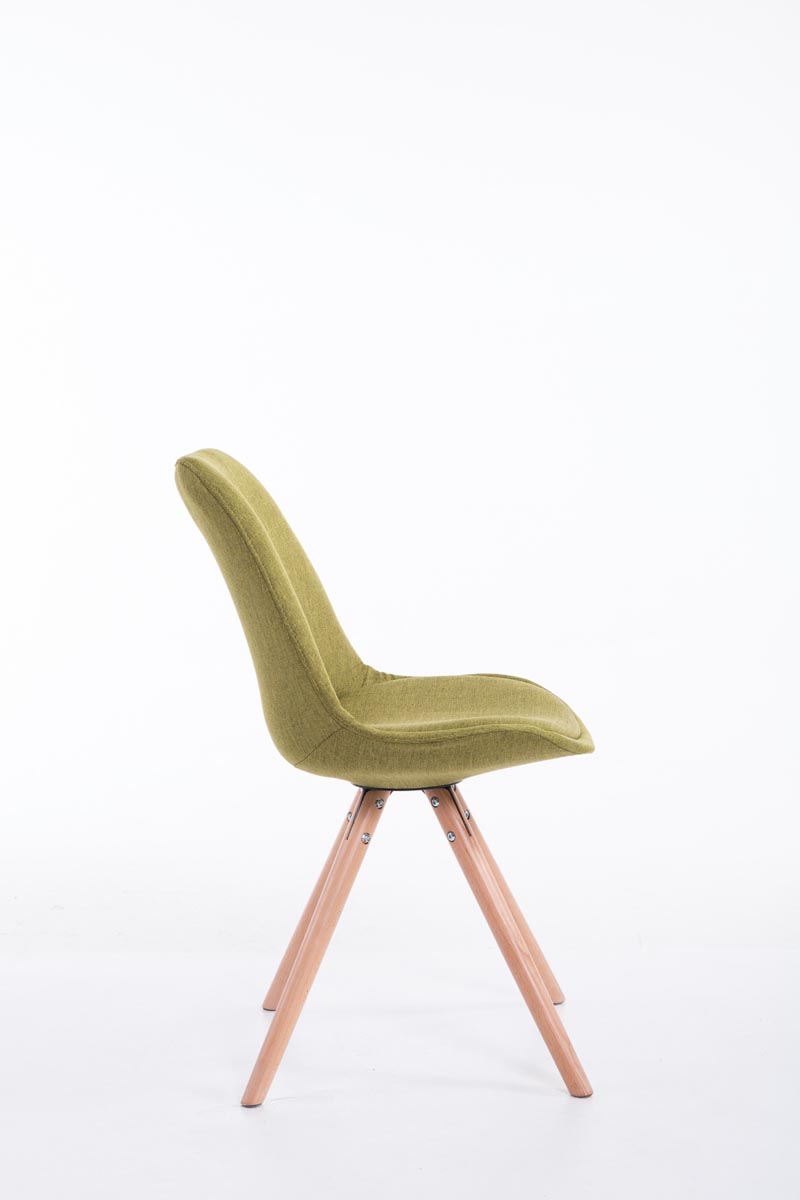 Chaise Toulouse tissu pieds ronds