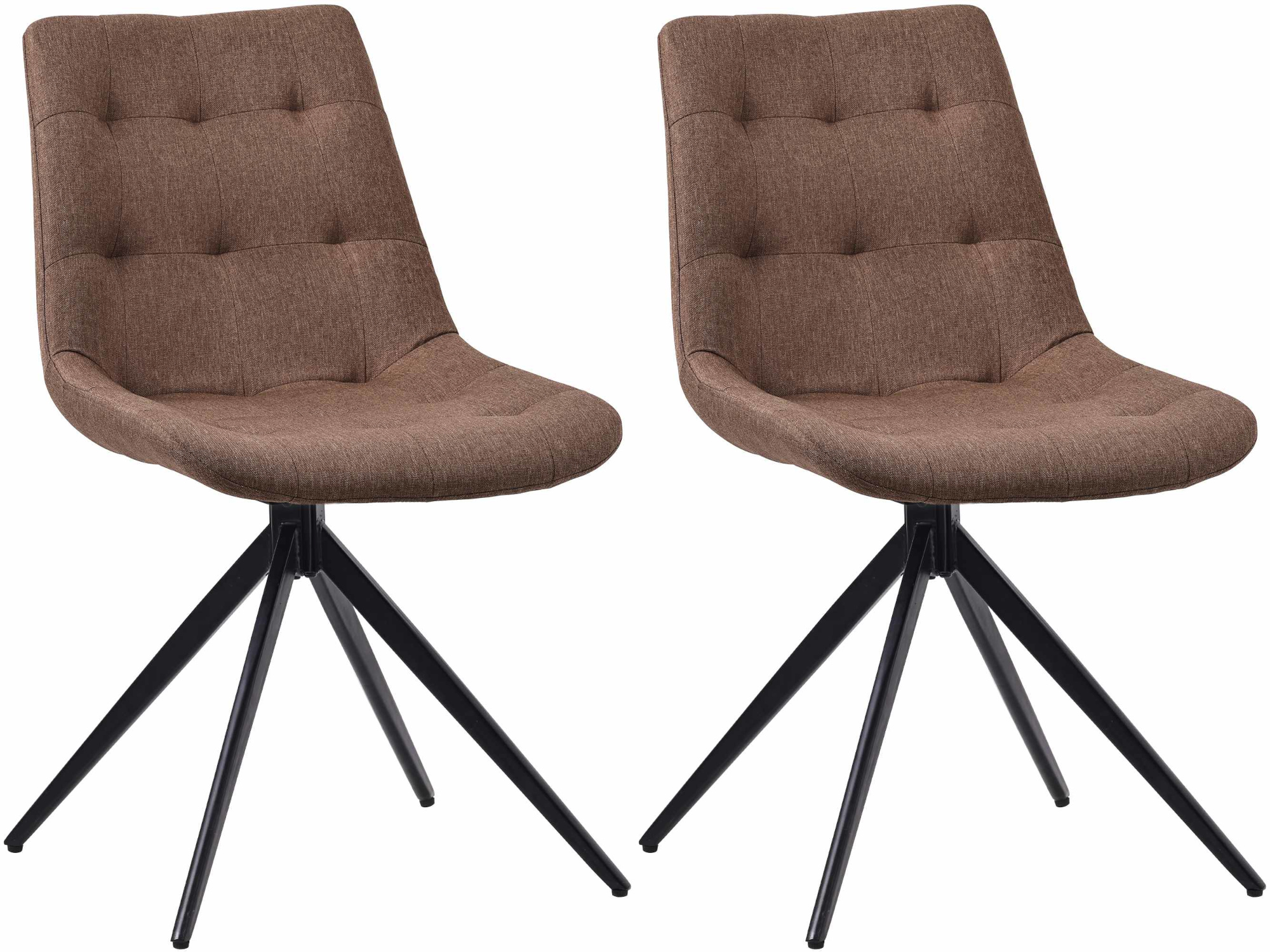 Lot de 2 chaises de salle à manger Merna