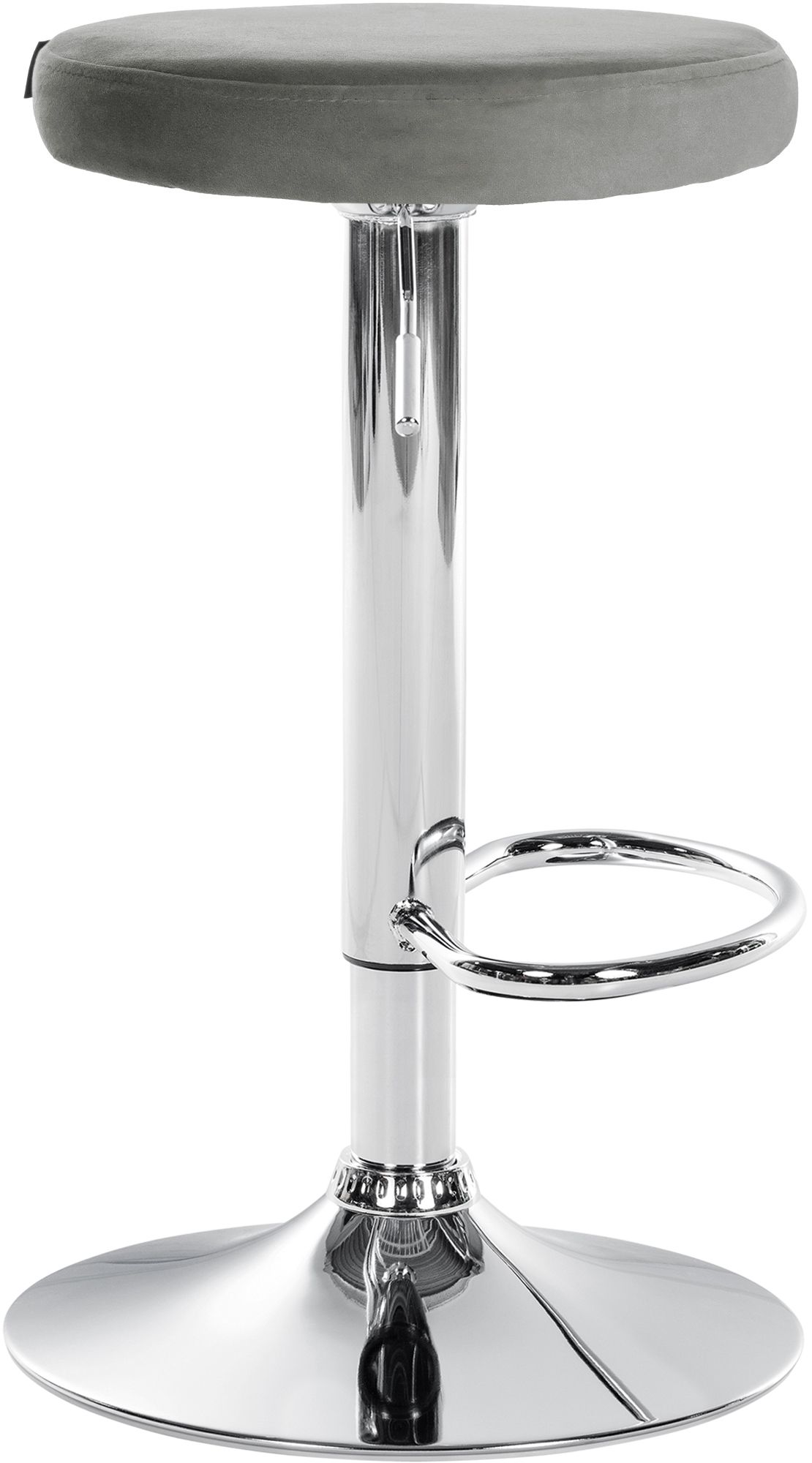 Lot de 2 tabourets de bar Ponte velours