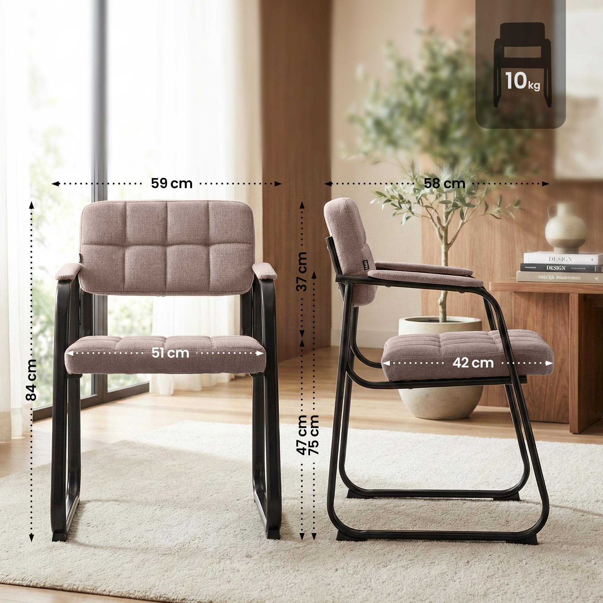 Chaise Visiteur Canada B Tissu