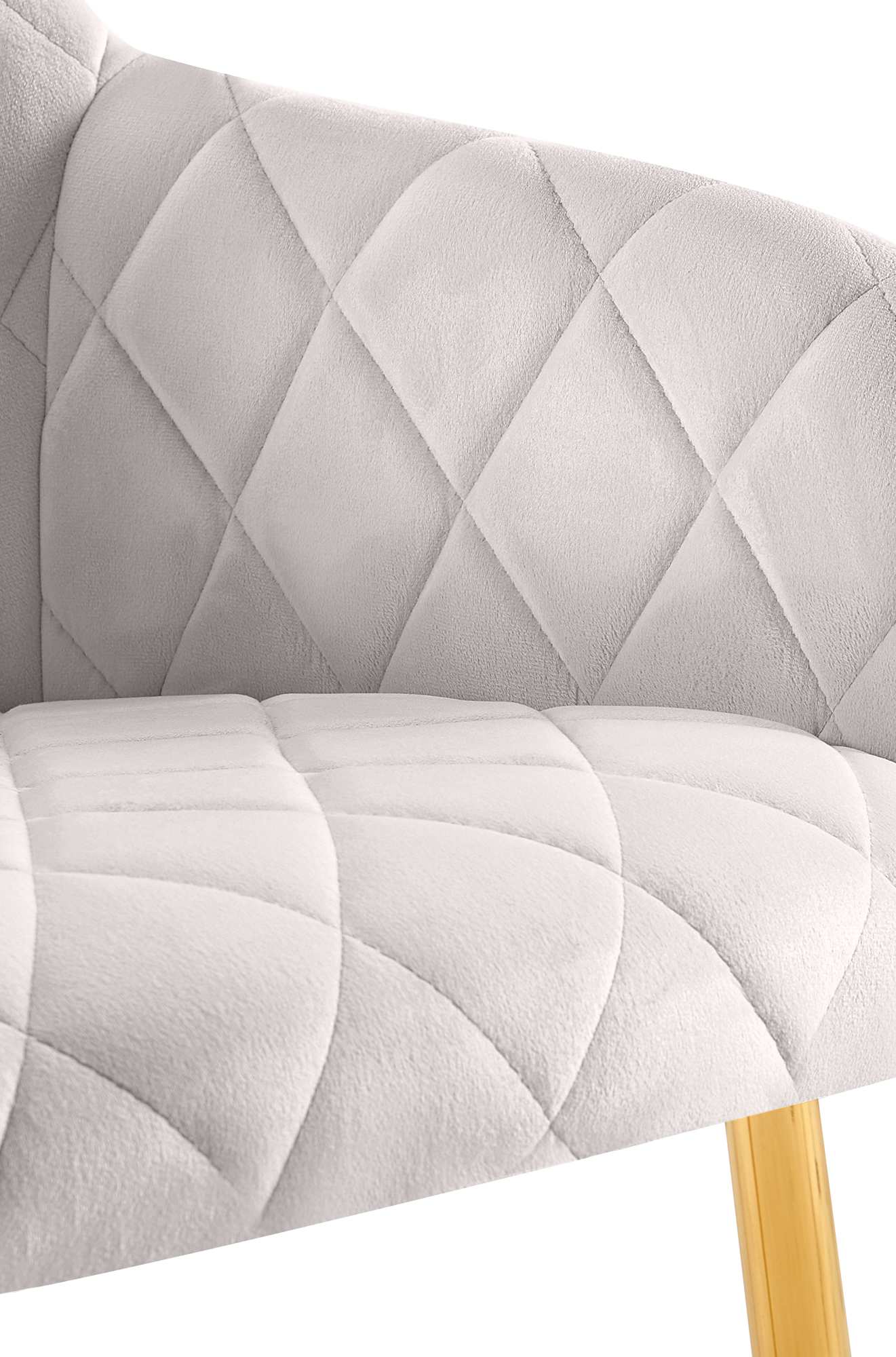 Chaise de salle à manger Monett Velours