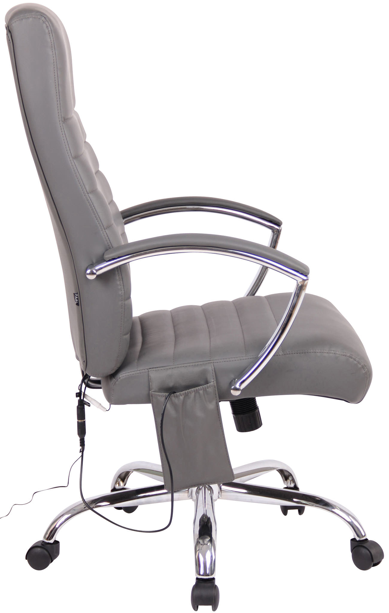 Fauteuil de bureau Valais avec fonction de massage en tissu ou en similicuir