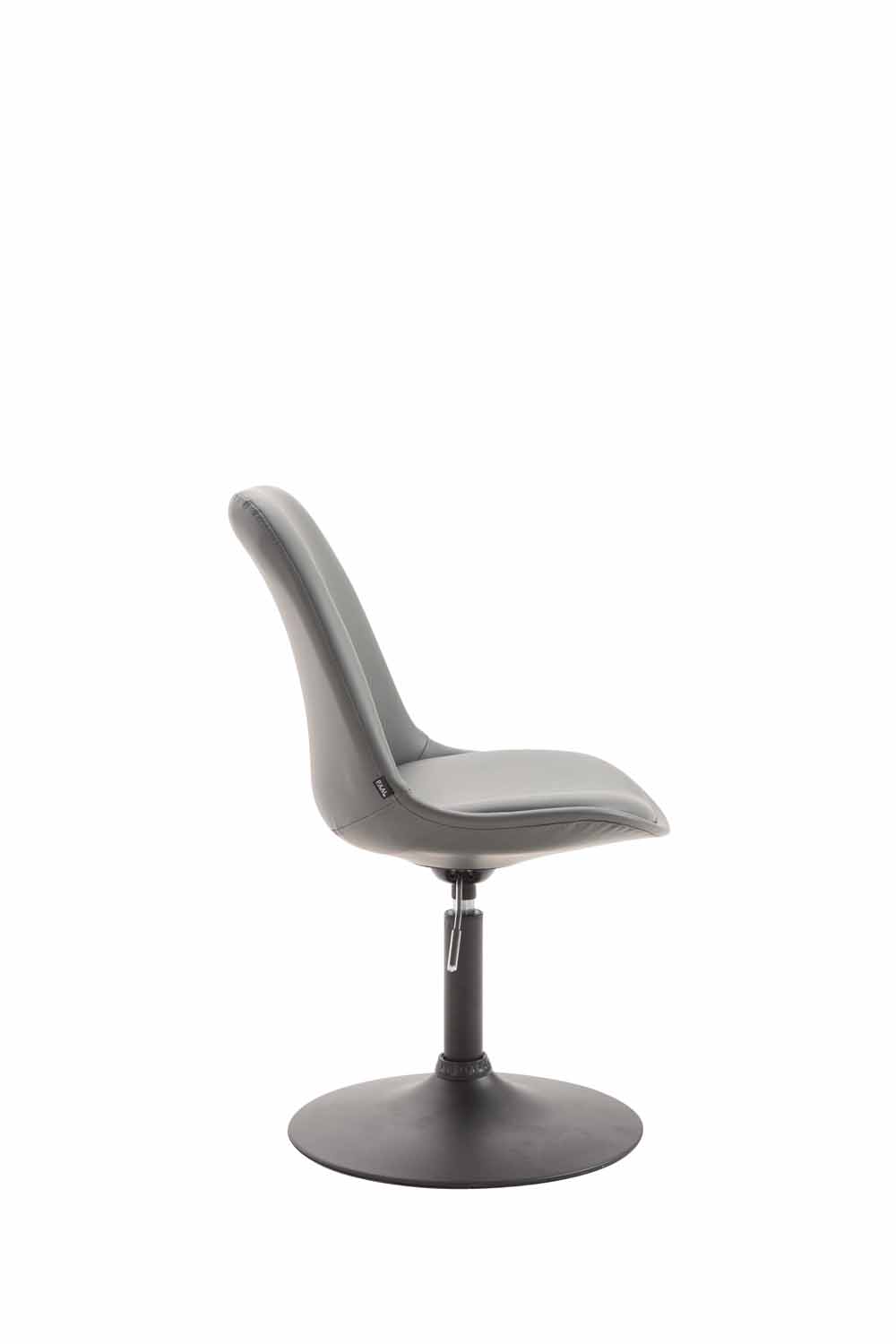 Chaise de salle à manger Maverick en similicuir avec pied trompette