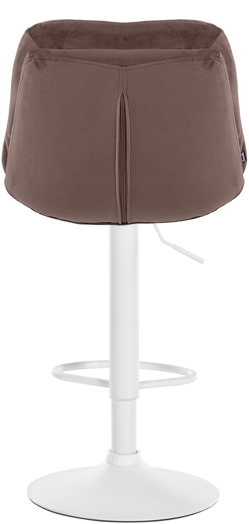 Tabouret de bar Laurel velours