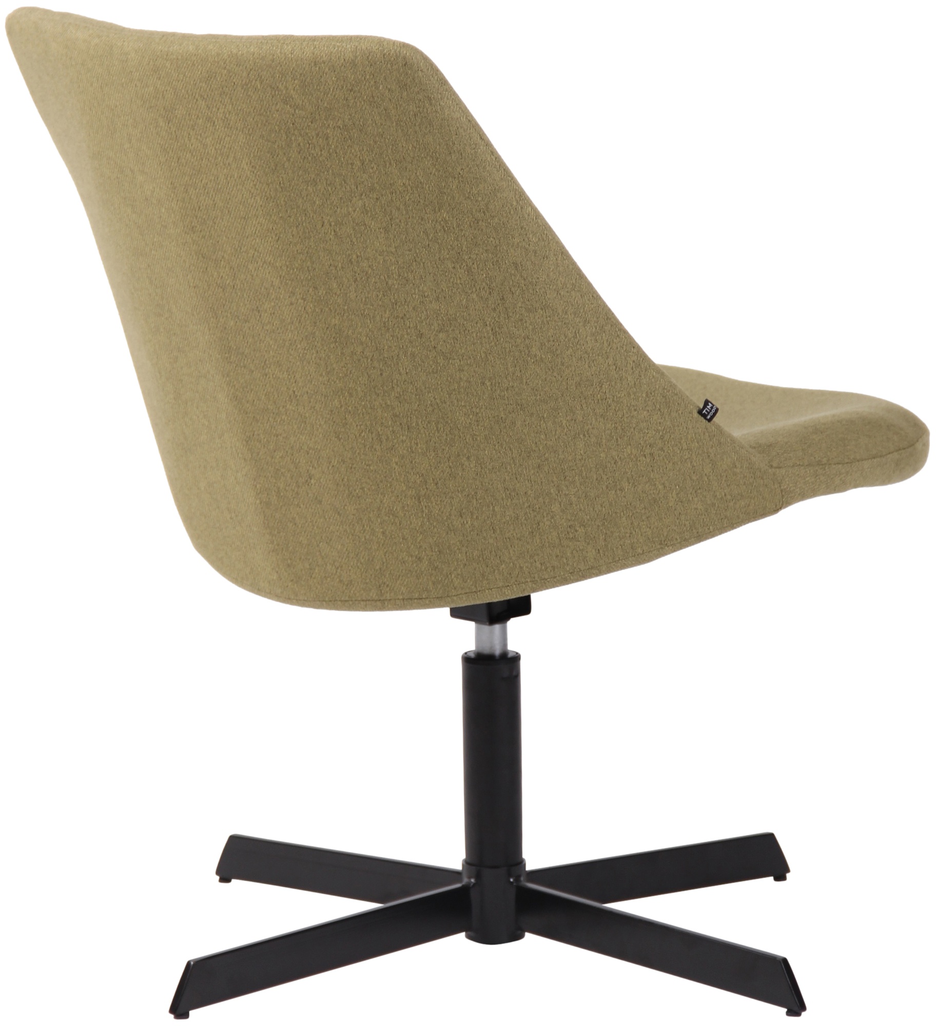 Chaise lounge Granby en Tissu avec Pied en métal