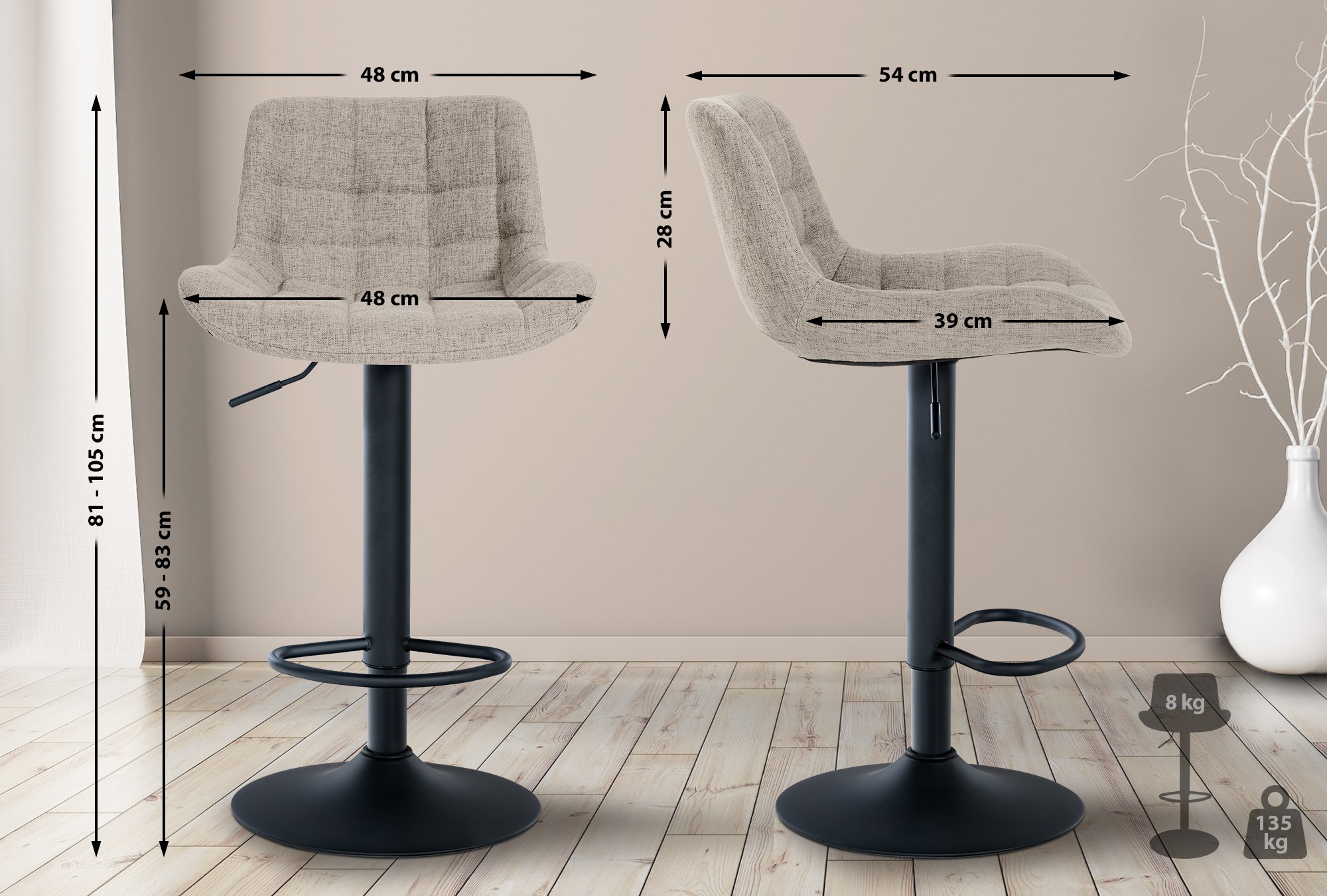 Tabouret de bar Tover