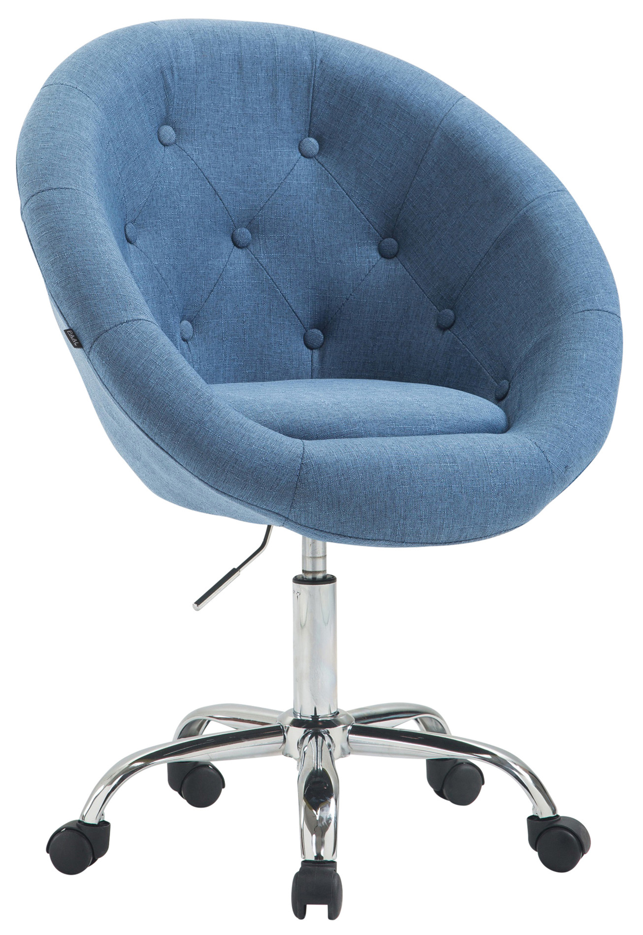 CLP Chaise de Bureau London V2 en Tissu avec Hauteur ajustable et Siège pivotant