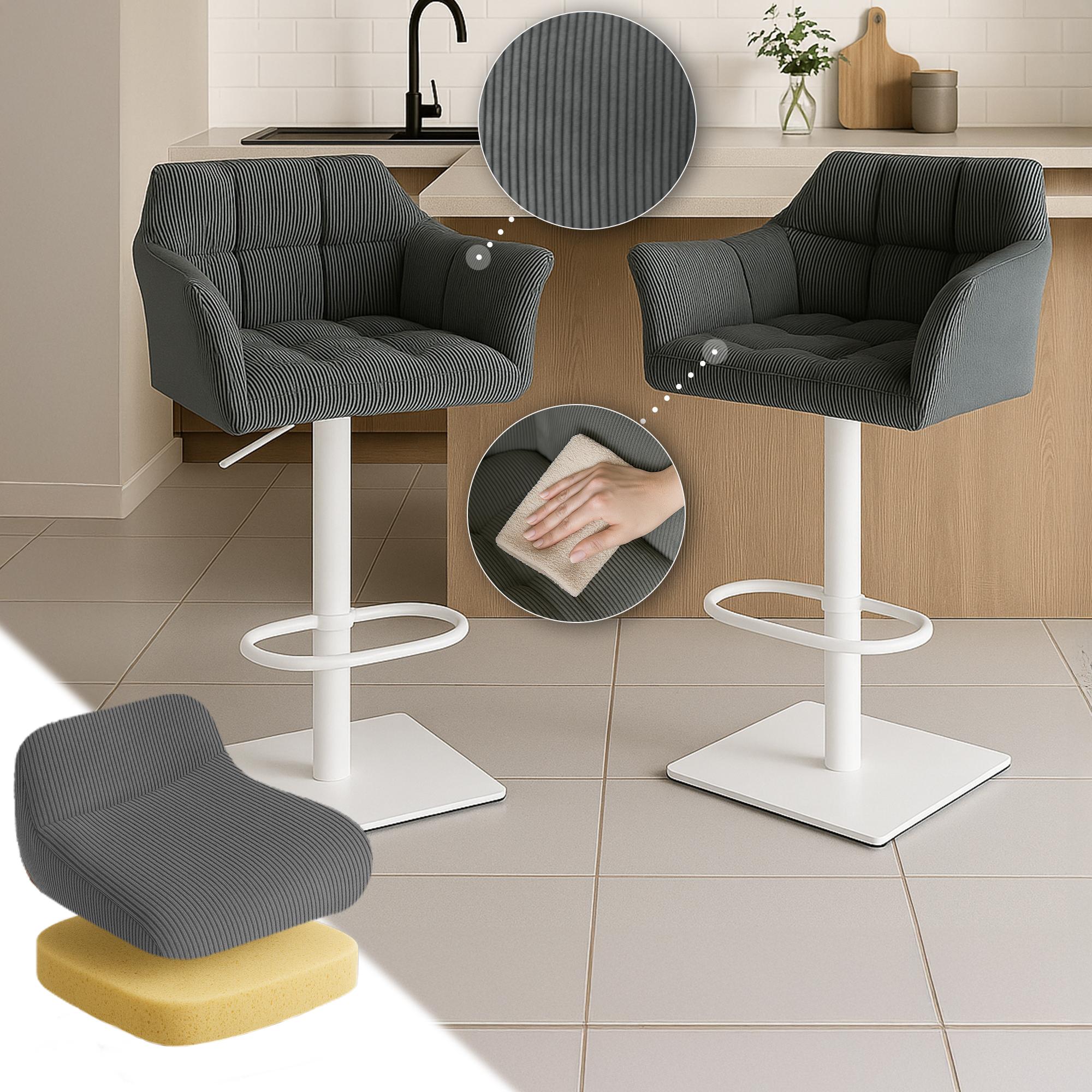 Tabouret de bar Damaso Cord