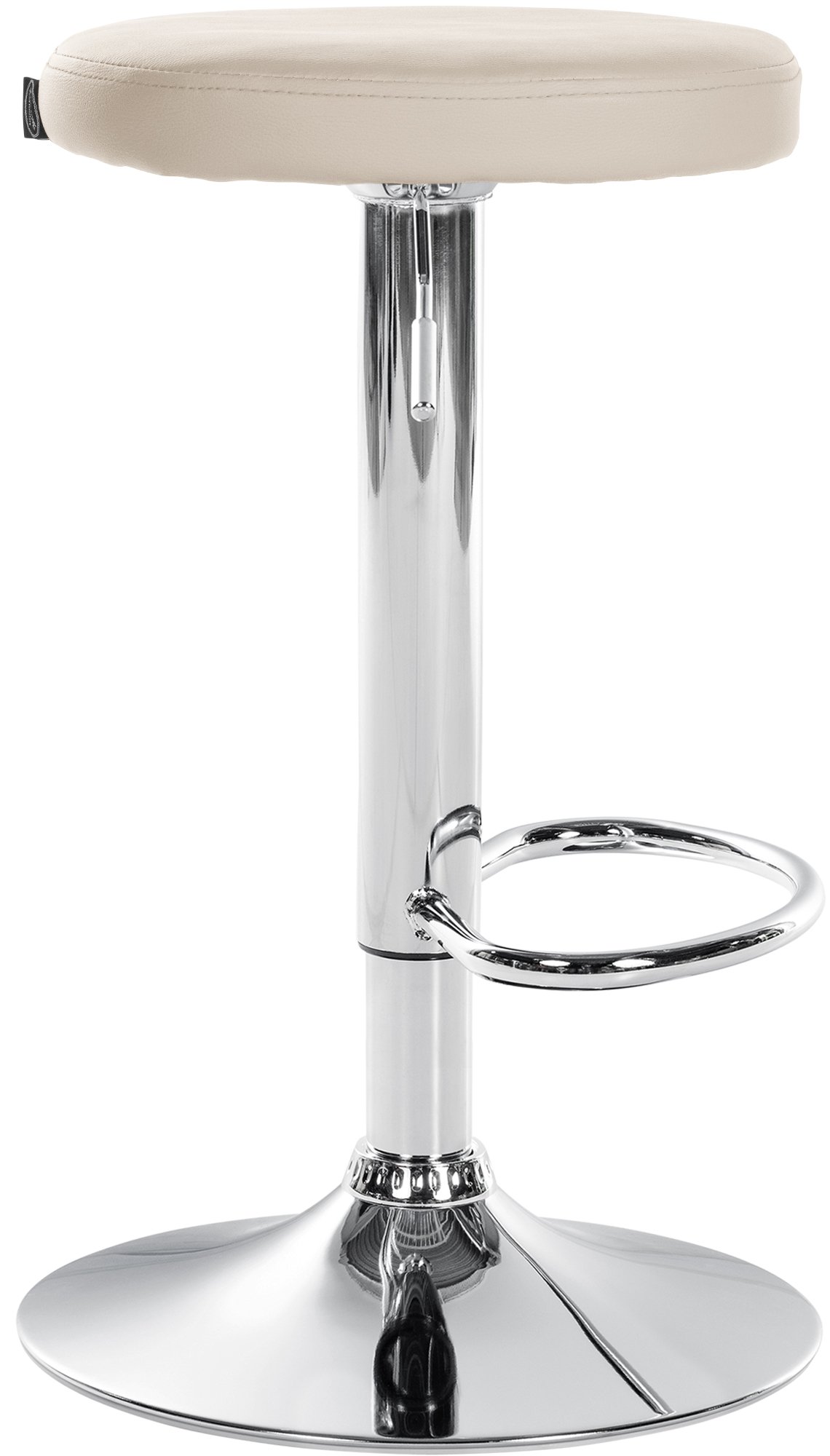 Lot de 2 tabourets de bar Ponte en similicuir