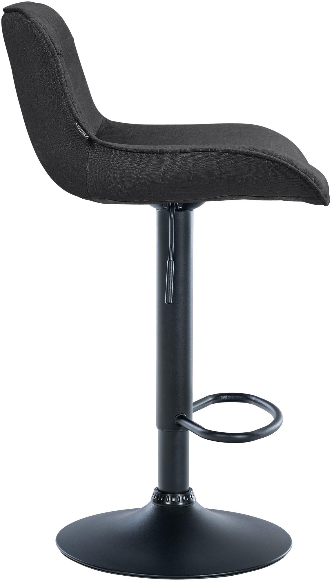 Lot de 2 tabourets de bar Vonore tissu