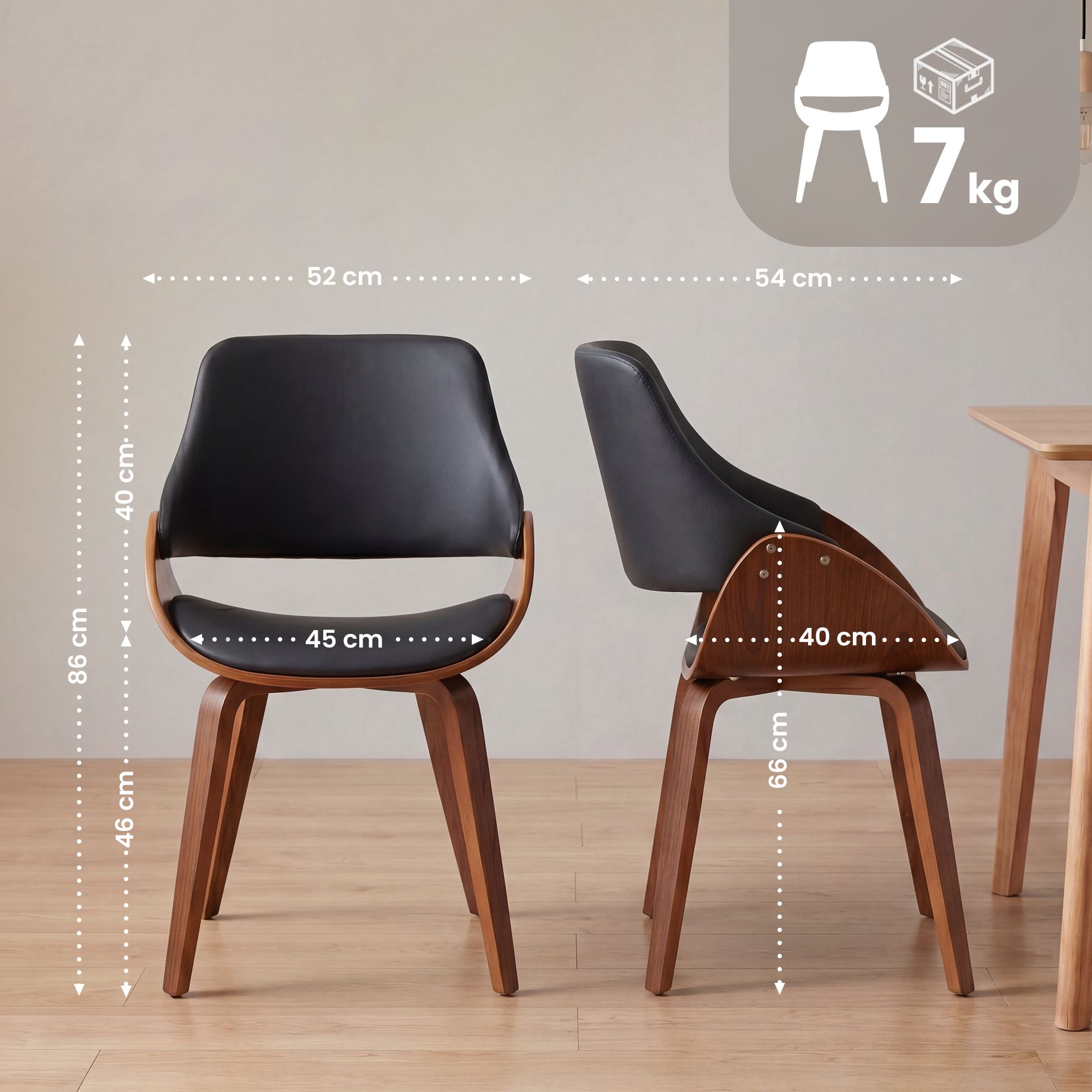 Chaise de salle a manger Vangale - Design et confort
