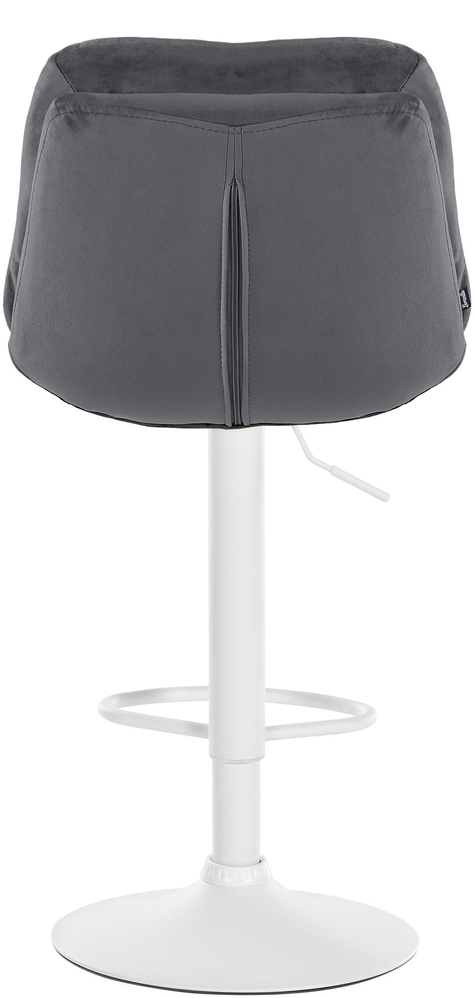 Tabouret de bar Laurel velours