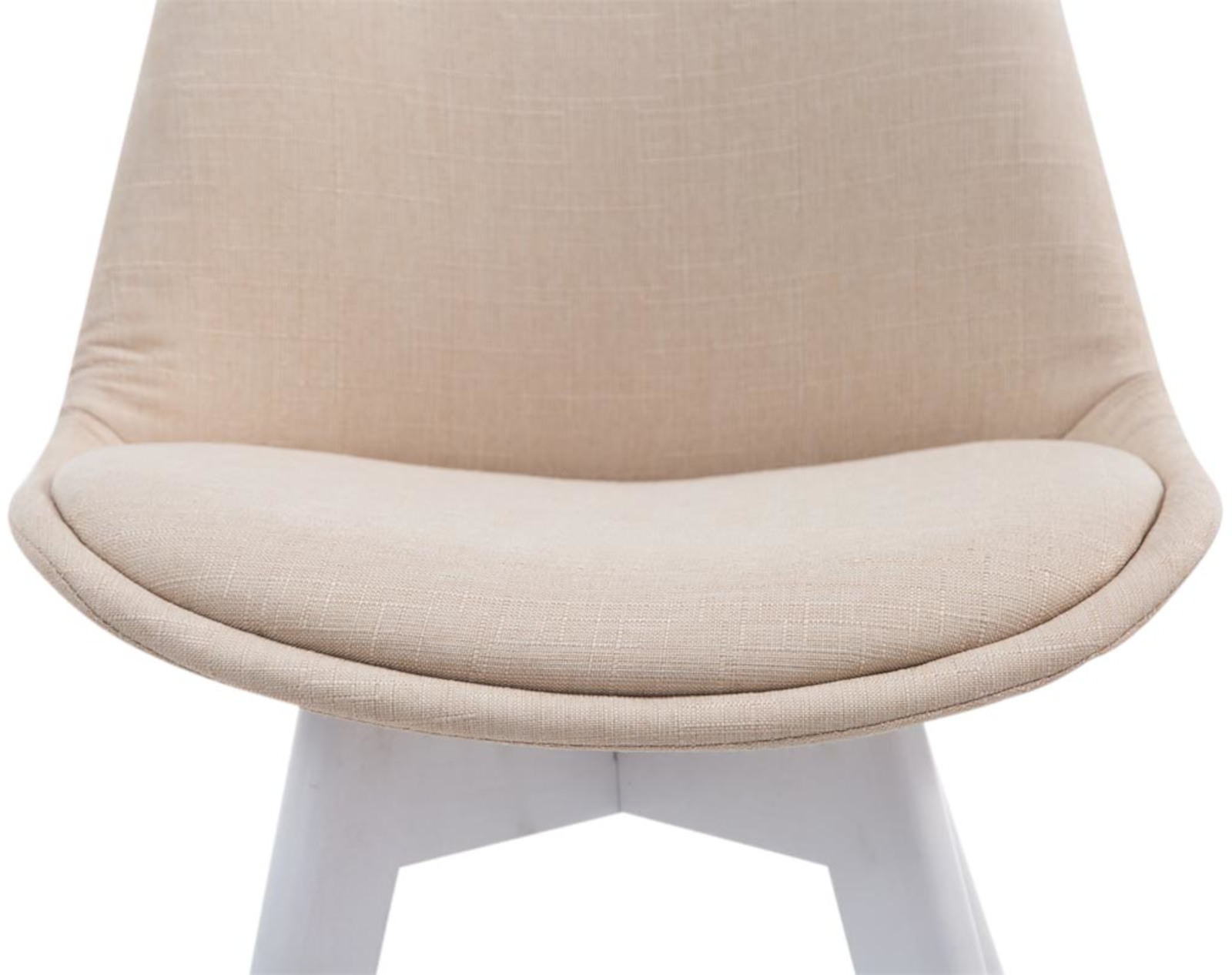 Lot de 4 chaises de salle à manger Borneo V2 en Tissu