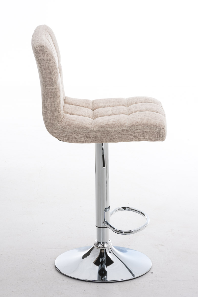 Tabouret de bar Peru revêtement tissu