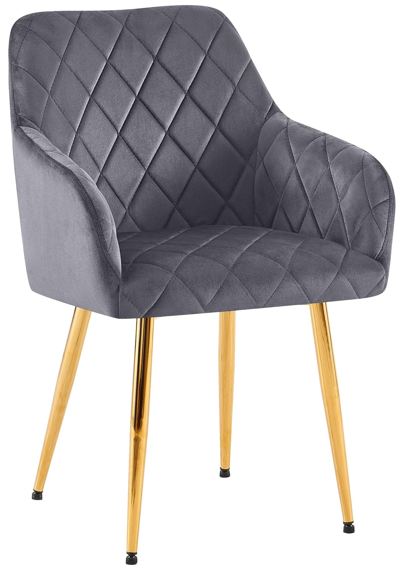Chaise de salle à manger Monett Velours