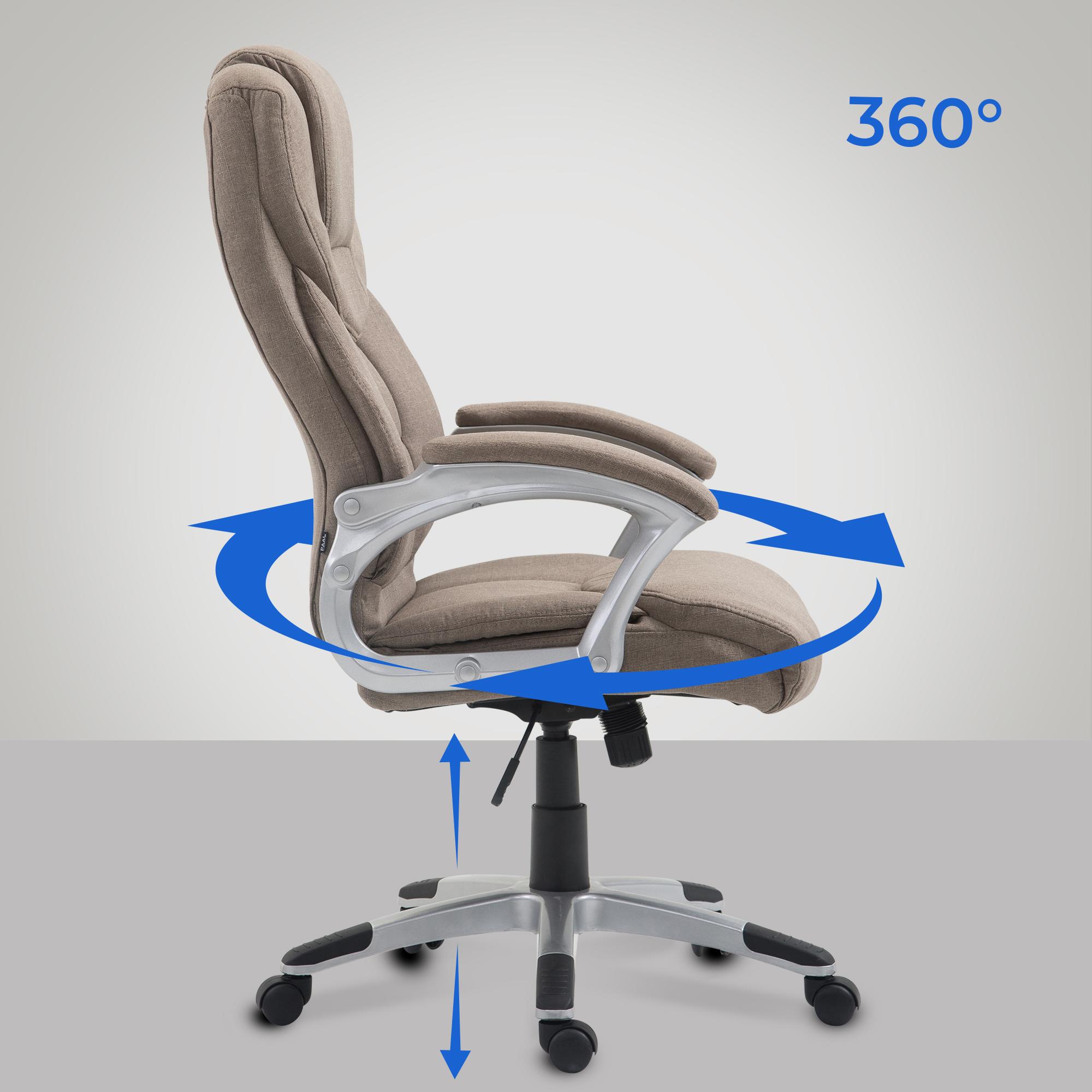Fauteuil de bureau XL Texas tissu
